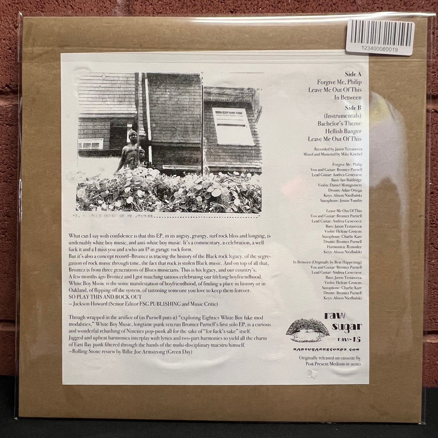 Used Vinyl: Brontez Purnell "White Boy Music EP" 12" EP