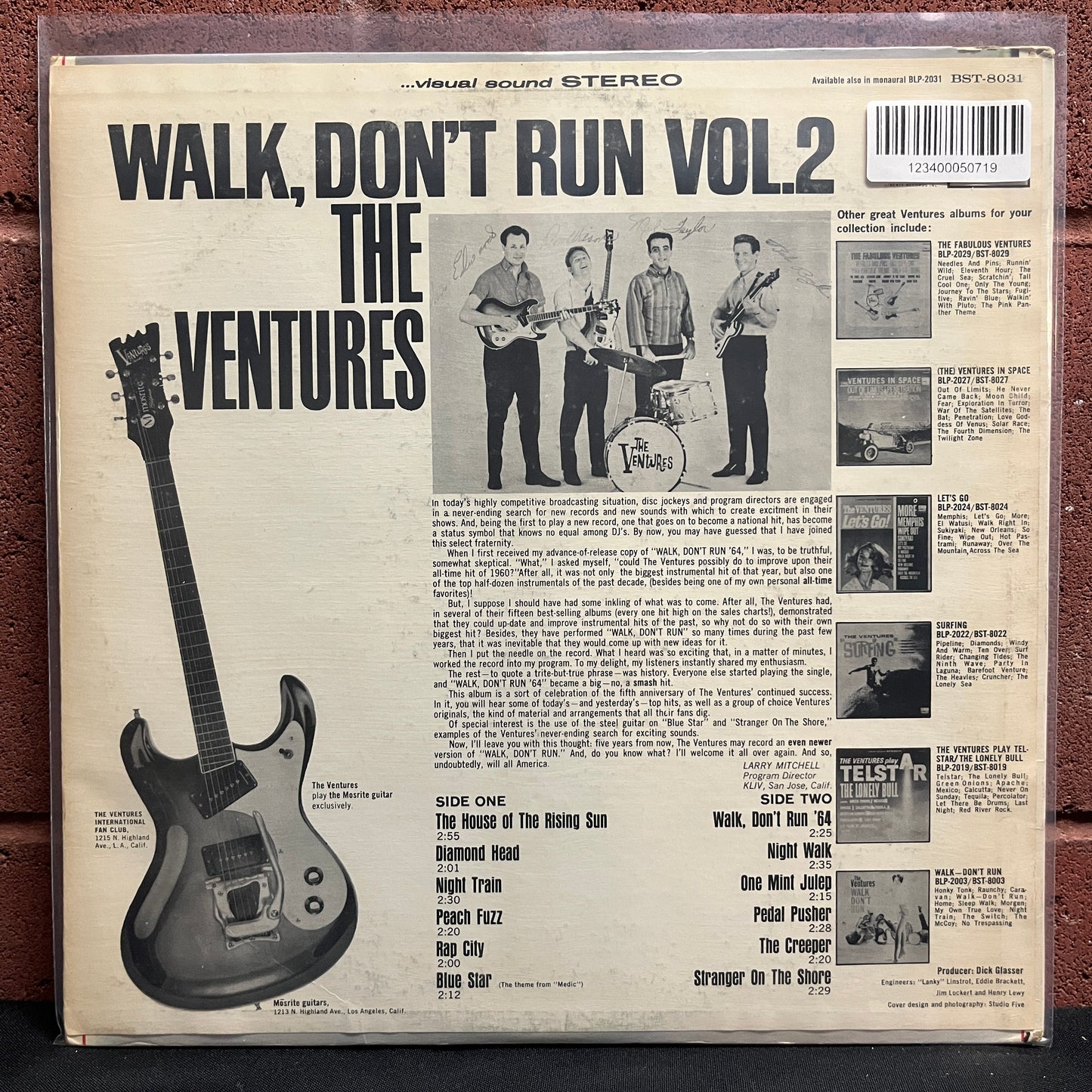 Used Vinyl: Ventures "Walk Don't Run Col. 2" LP
