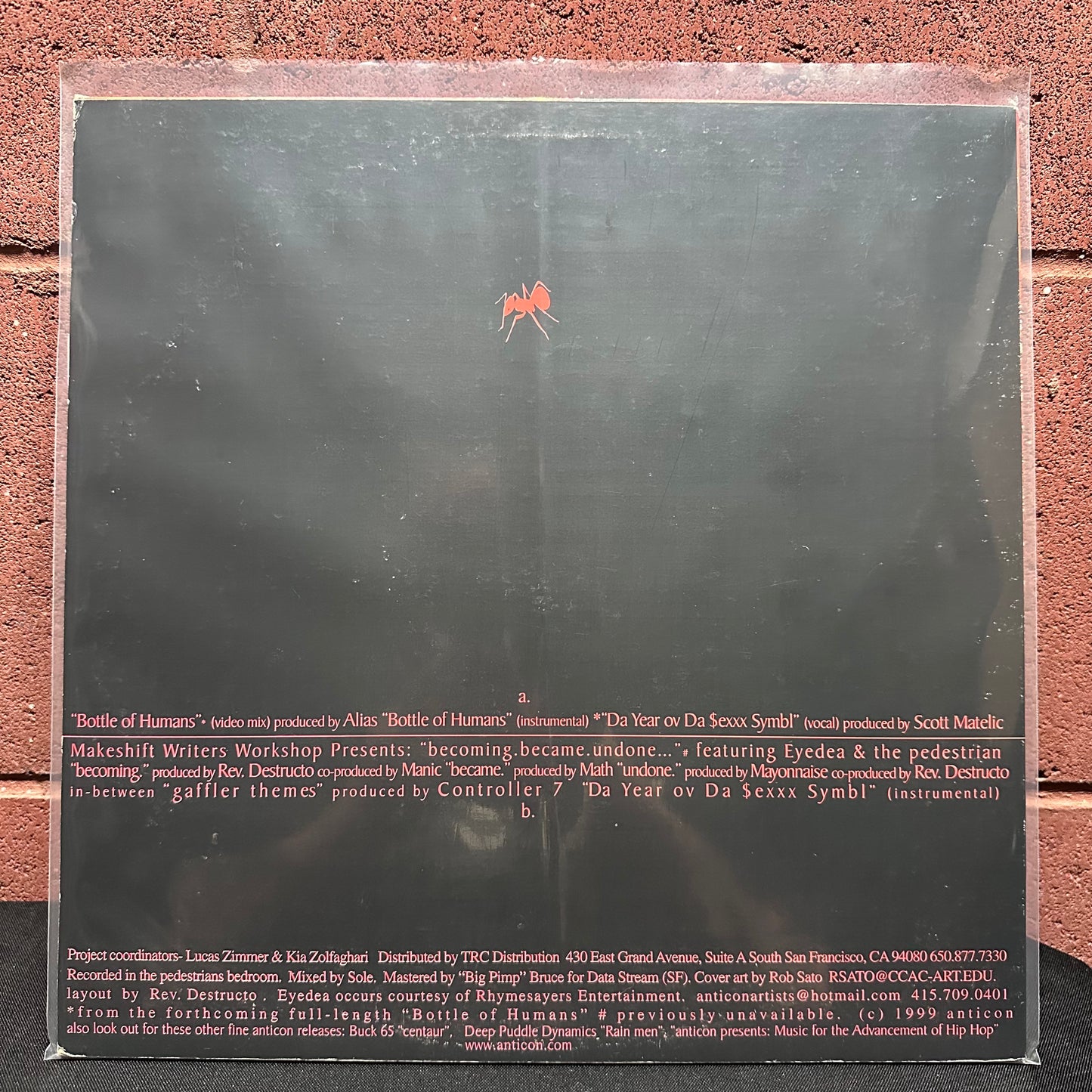 Used Vinyl: Sole "Bottle Of Humans" 12" (1999 Press)