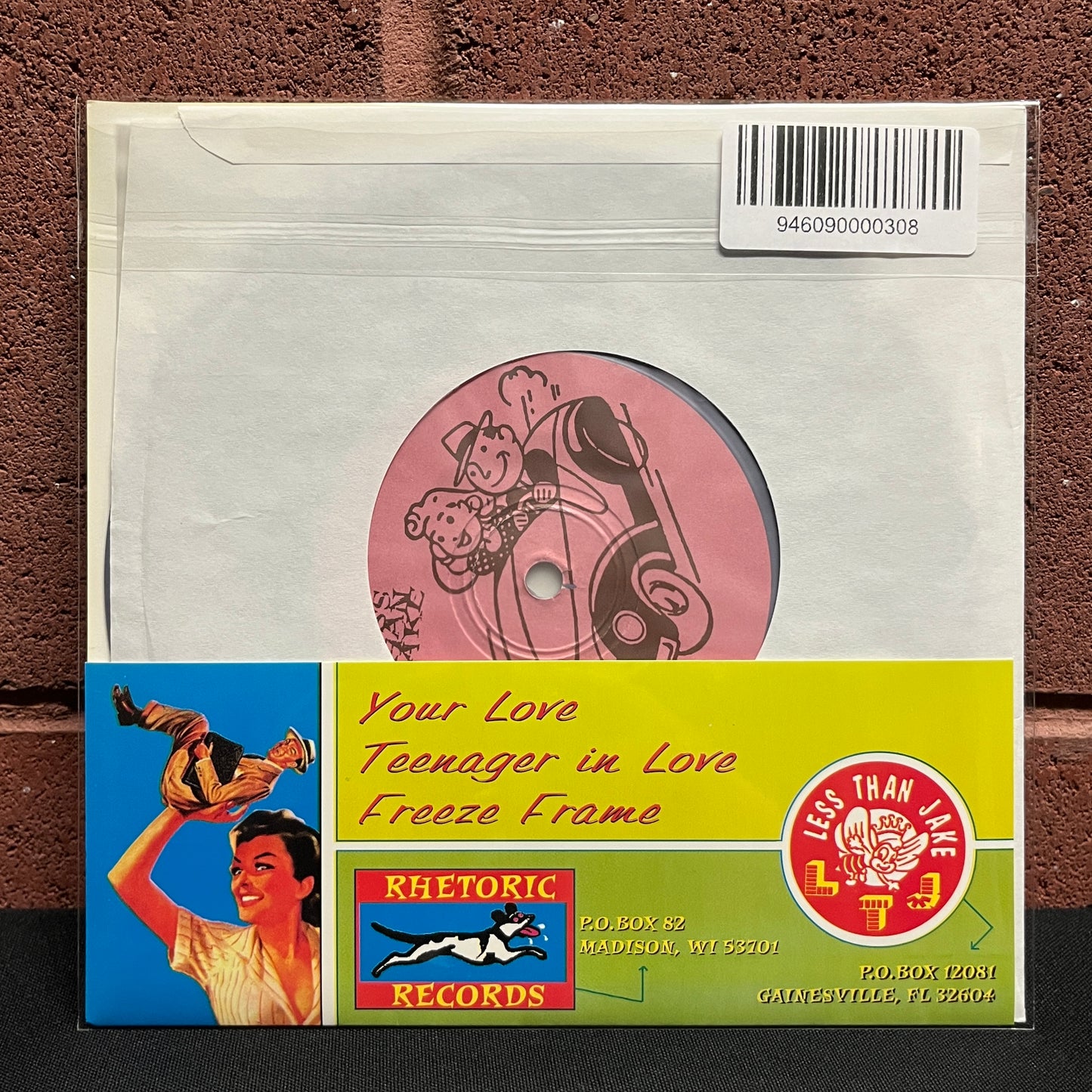 Used Vinyl: Less Than Jake "Crash Course In Being An Asshole" 7" (Grey Vinyl)