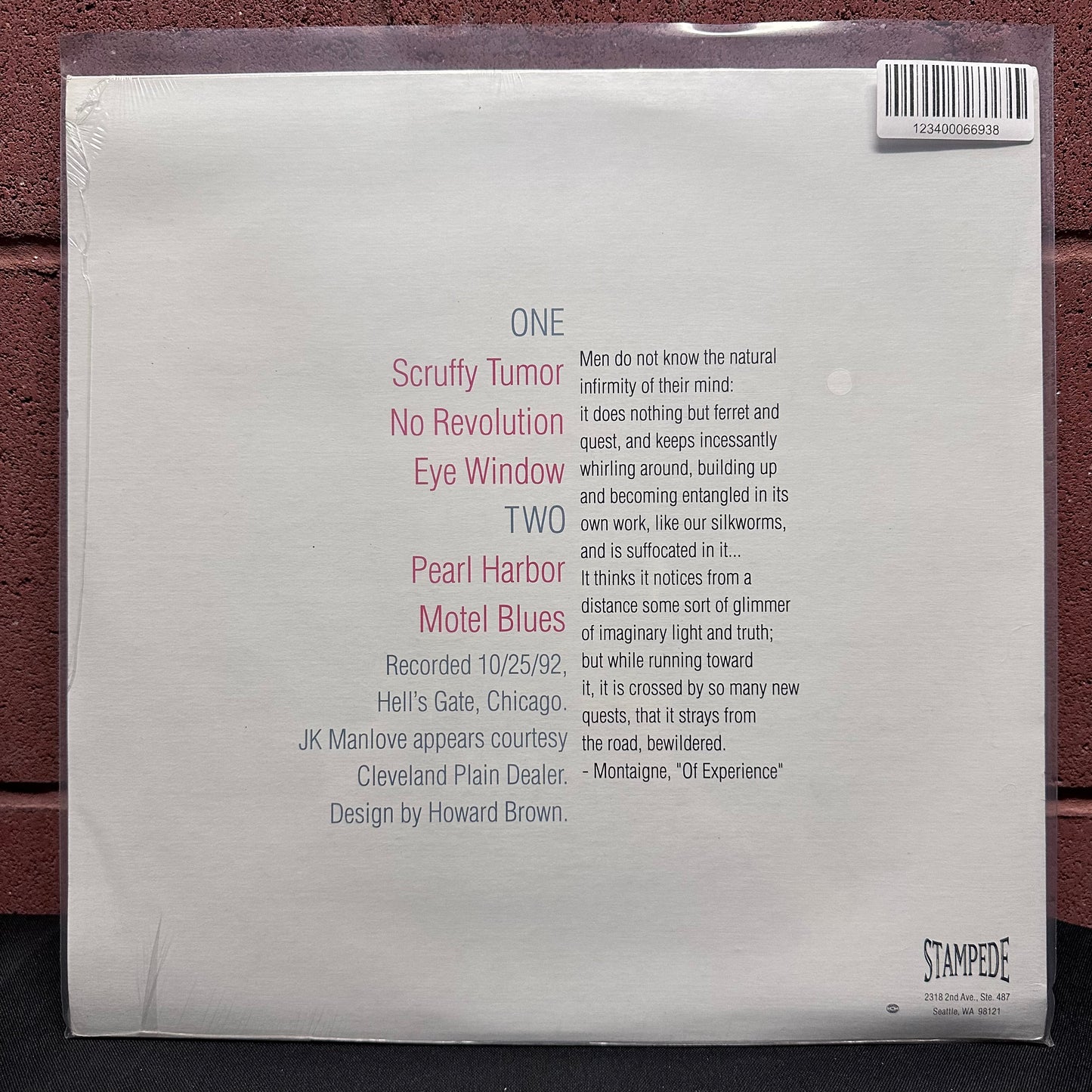 Used Vinyl: Silkworm "His Absense Is A Blessing" 12" (1993 Press - Sealed)