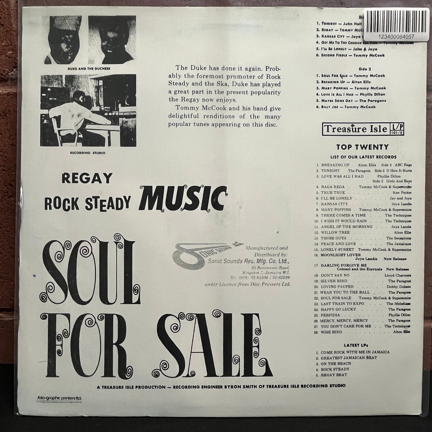 Used Vinyl: V/A - "Soul Music For Sale" LP (Jamaican Press)