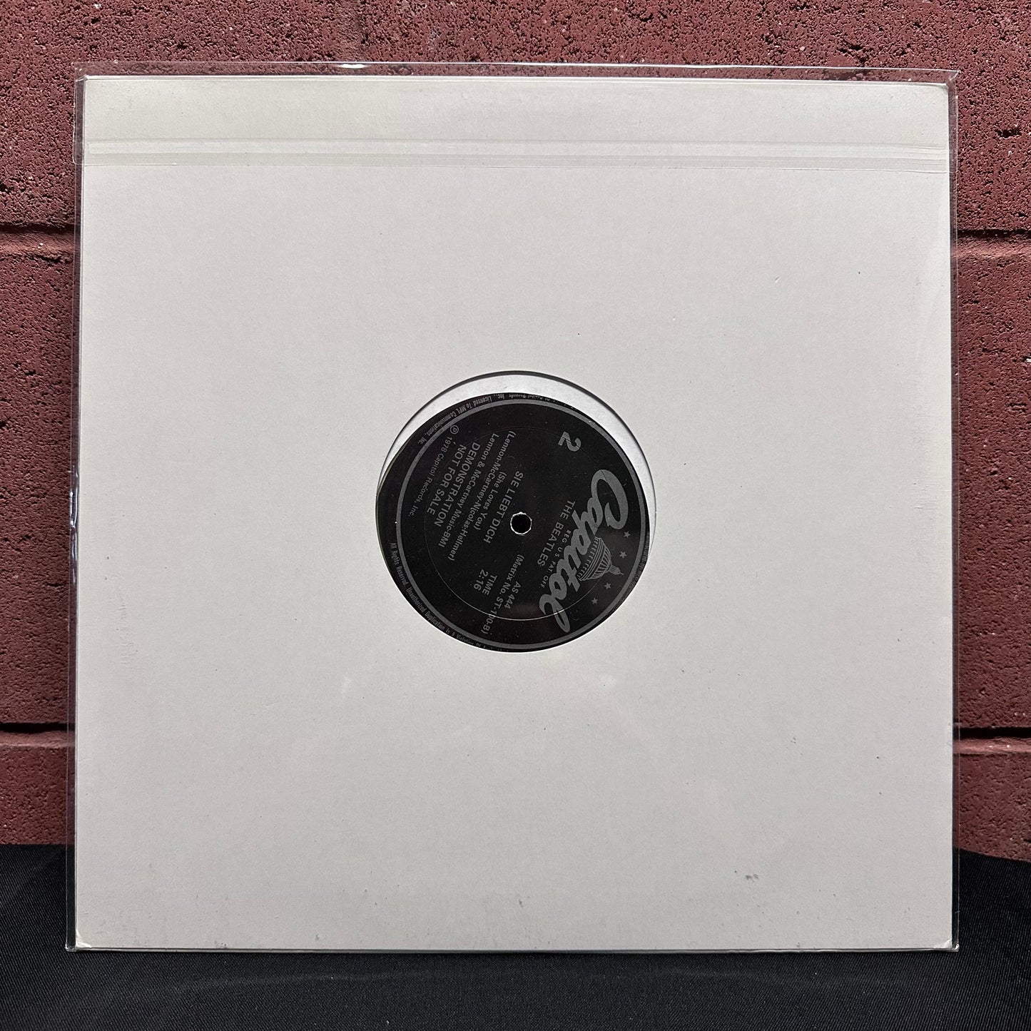 Used Vinyl: The Beatles "Komm, Gibb Mir Deine Hand" 12" (Clear Vinyl)