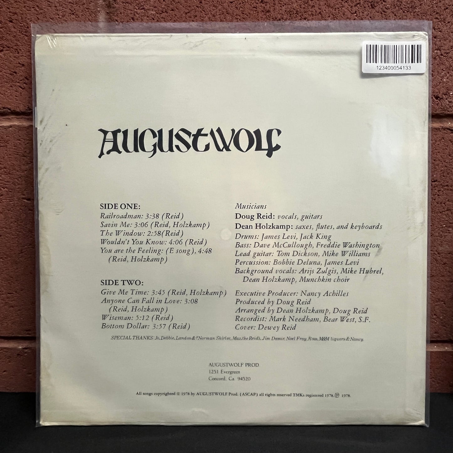 Used Vinyl: Augustwolf "S/T" LP (Sealed!)