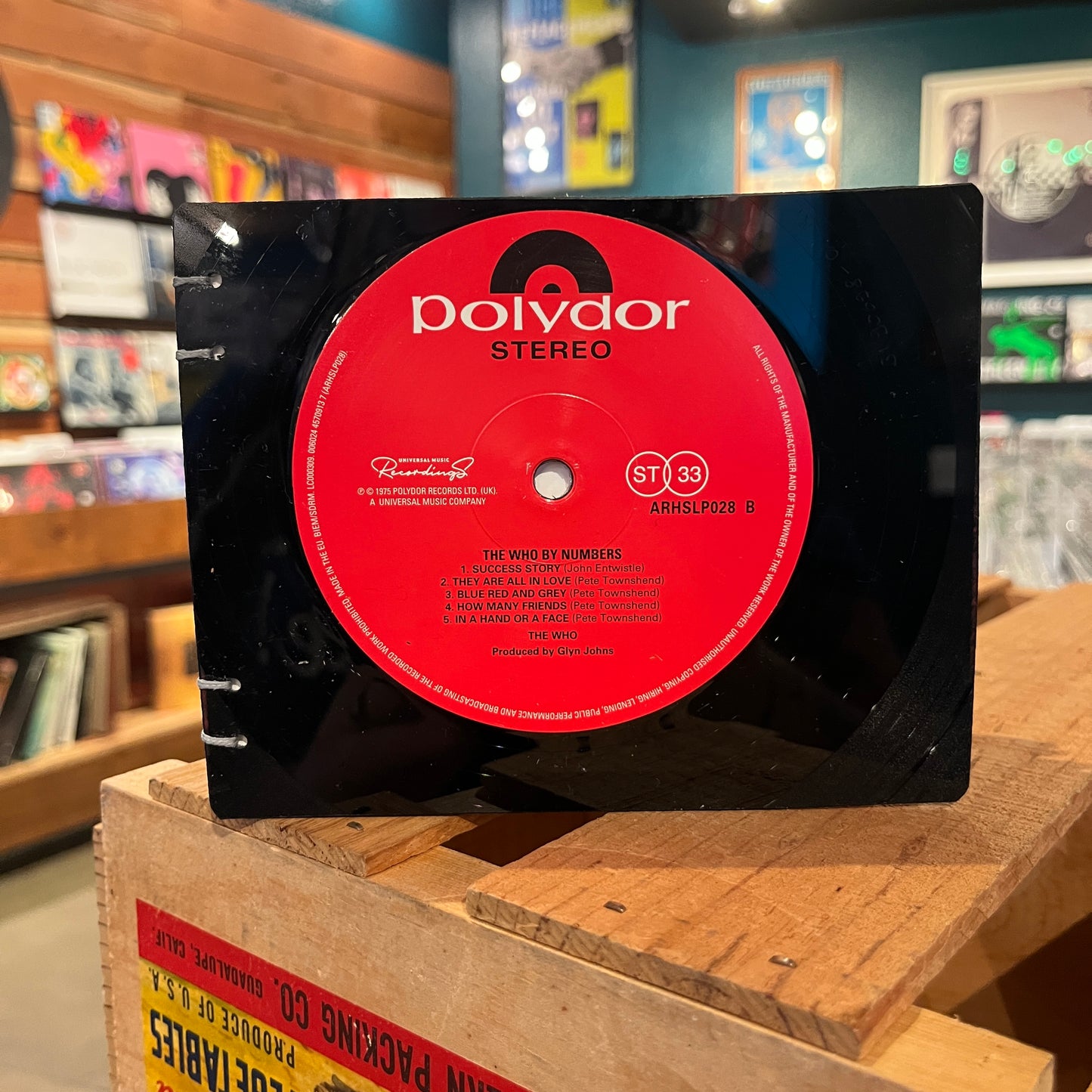 The Who Recycled Vinyl Mini-Journal