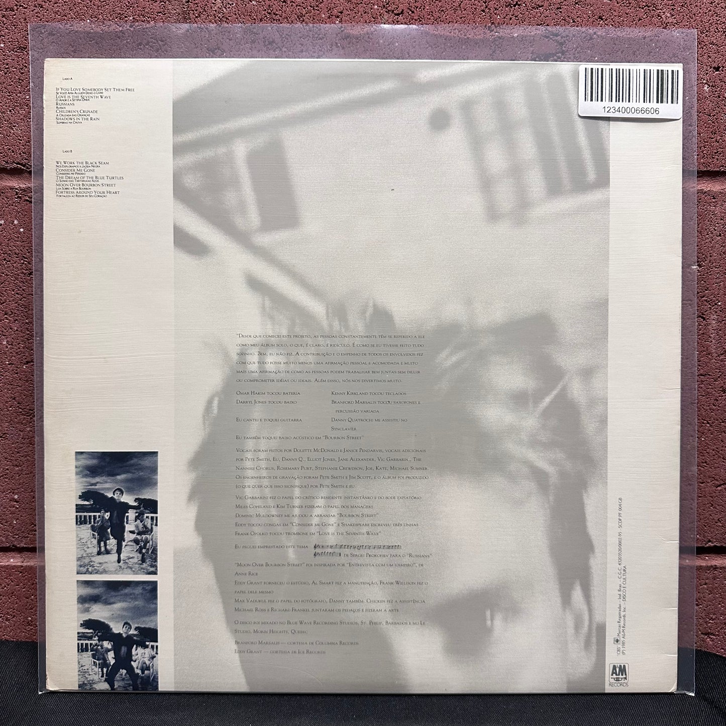 Used Vinyl: Sting "The Dream Of The Blue Turtles" LP (1985 Brazil Press)