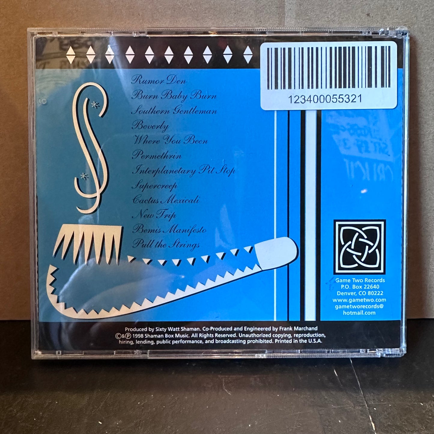 Used CD: Sixty Watt Shaman "Ultra Electric" CD