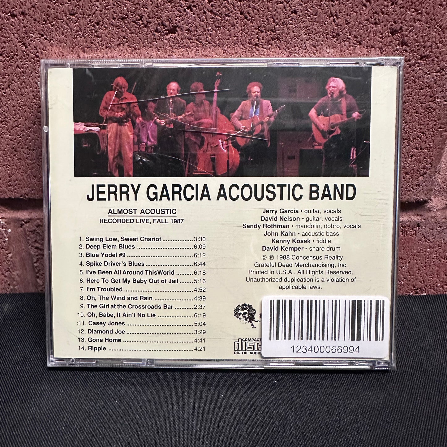 Used CD: Jerry Garcia Acoustic Band "Almost Acoustic" CD (Sealed)