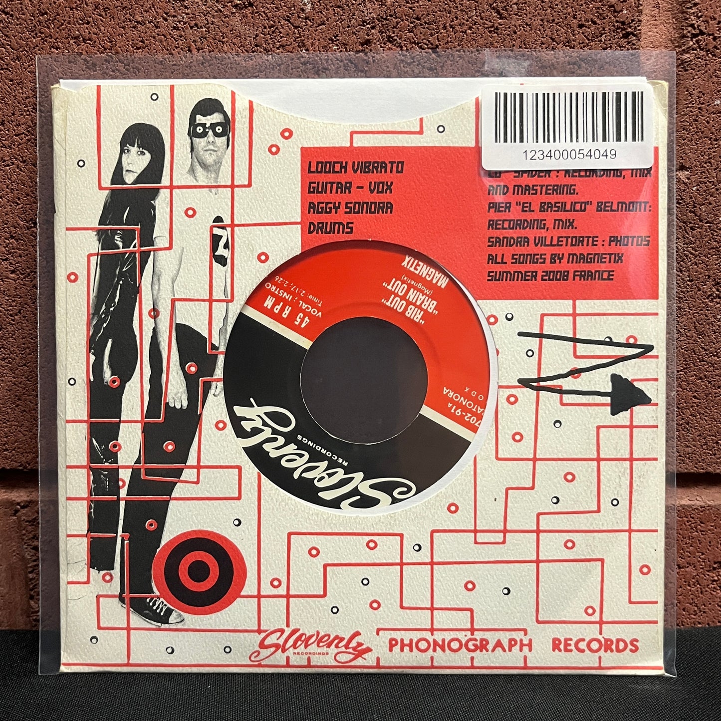 Used Vinyl: Magnetix "Brain Out Rib Out" 7"