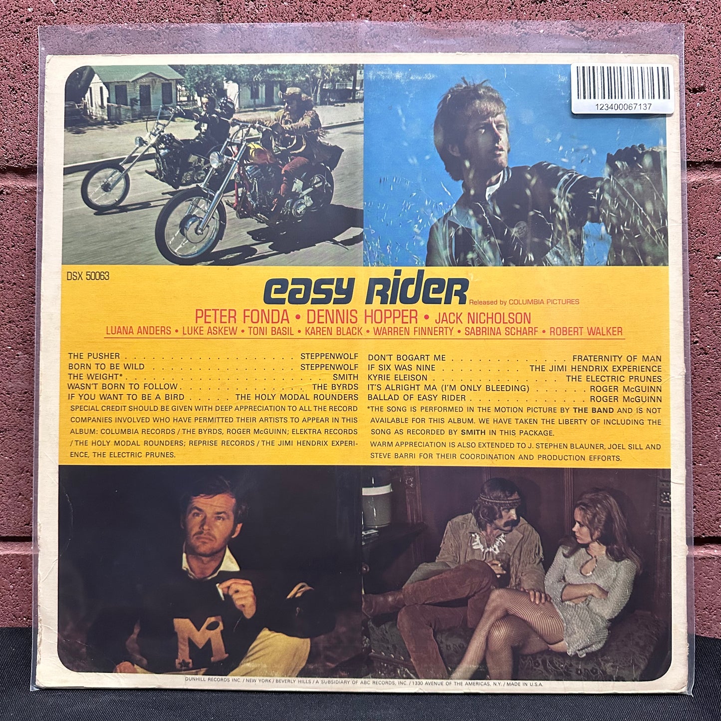 Used Vinyl: V/A - "Easy Rider (Music From The Soundtrack)" LP (1969 Press)