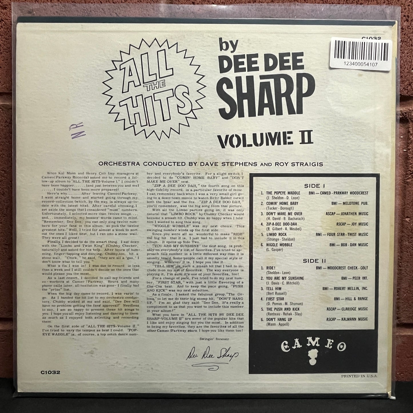 Used Vinyl: Dee Dee Sharp "All The Hits Volume II" LP