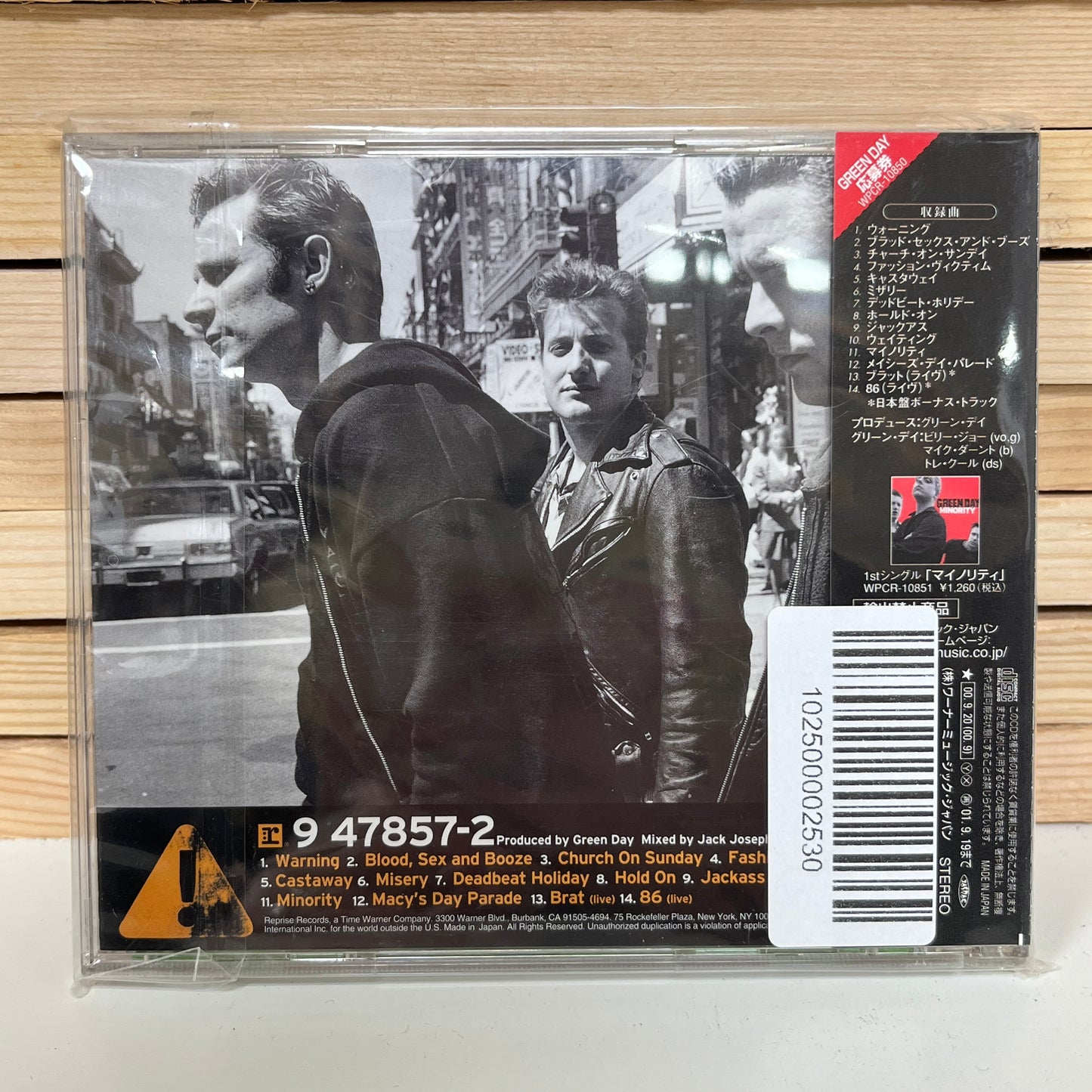 Used CD: Green Day "Warning" CD (Japanese Press w/ Bonus Tracks)