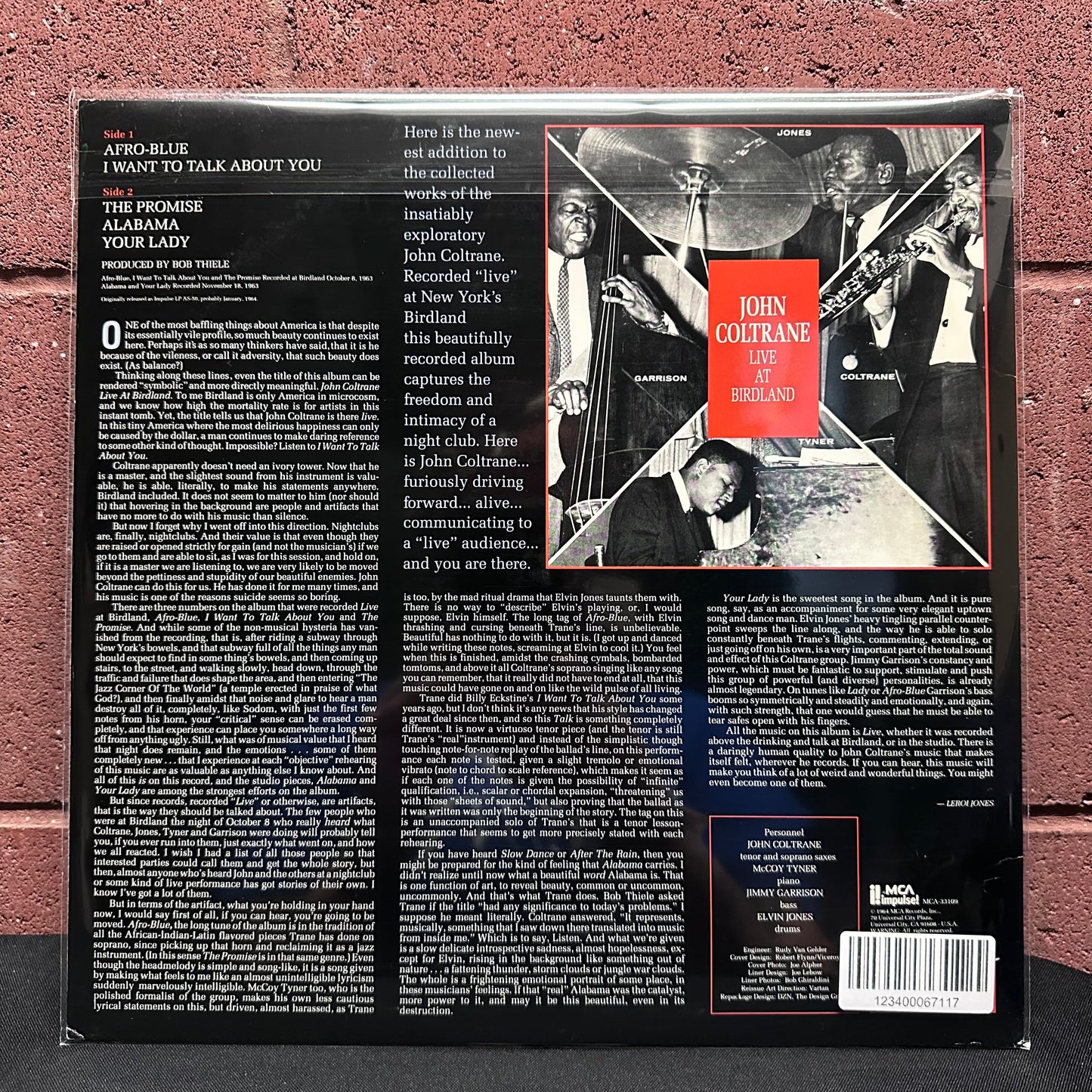 Used Vinyl: John Coltrane "Live At Birdland" LP (1980s Reissue)