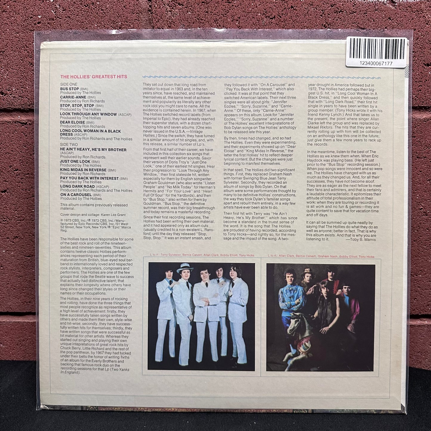 Used Vinyl: The Hollies "Greatest Hits" LP