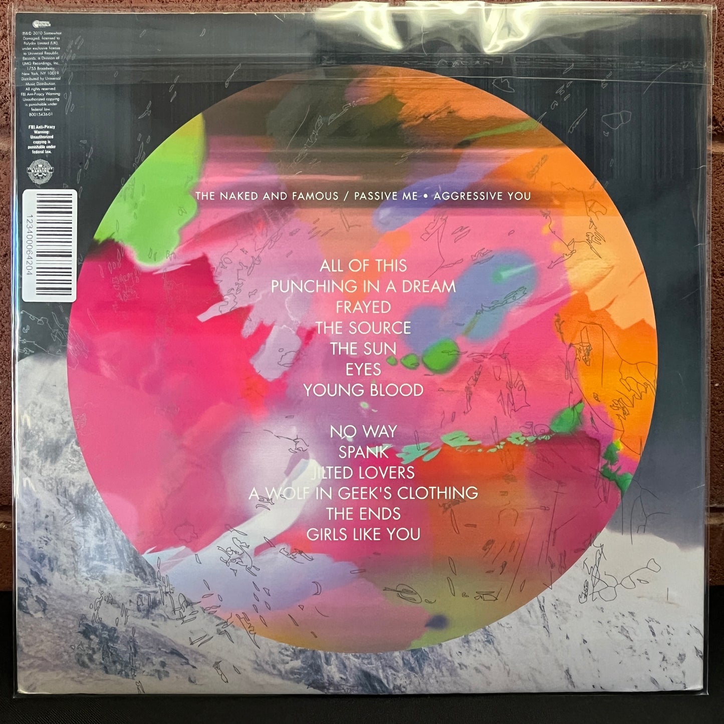 Used Vinyl: The Naked And Famous "Passive Me • Aggressive You" LP (2011 Press)