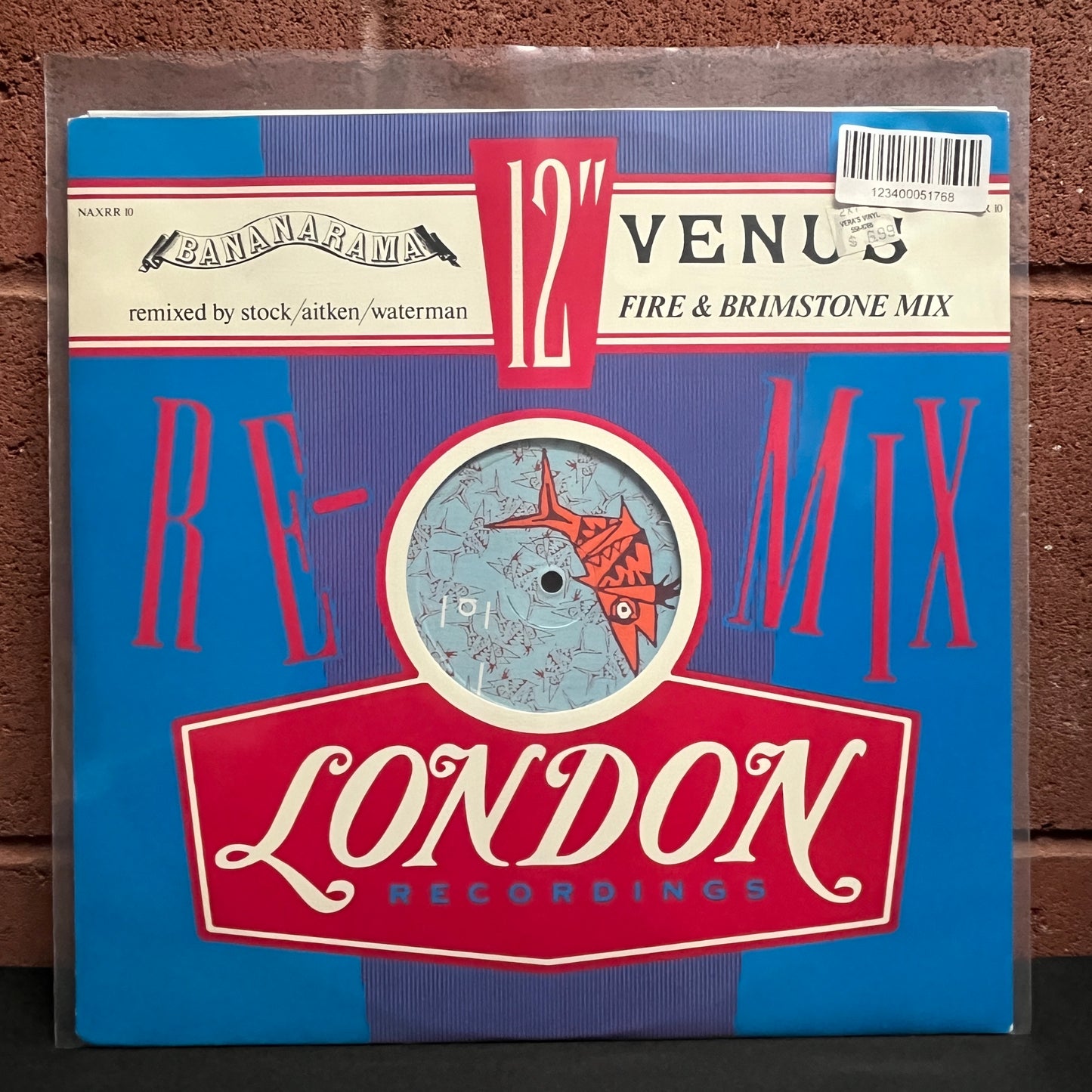 Used Vinyl: Bananarama "Venus (The Fire & Brimstone Mix)" 12" (Custom Company Sleeve)