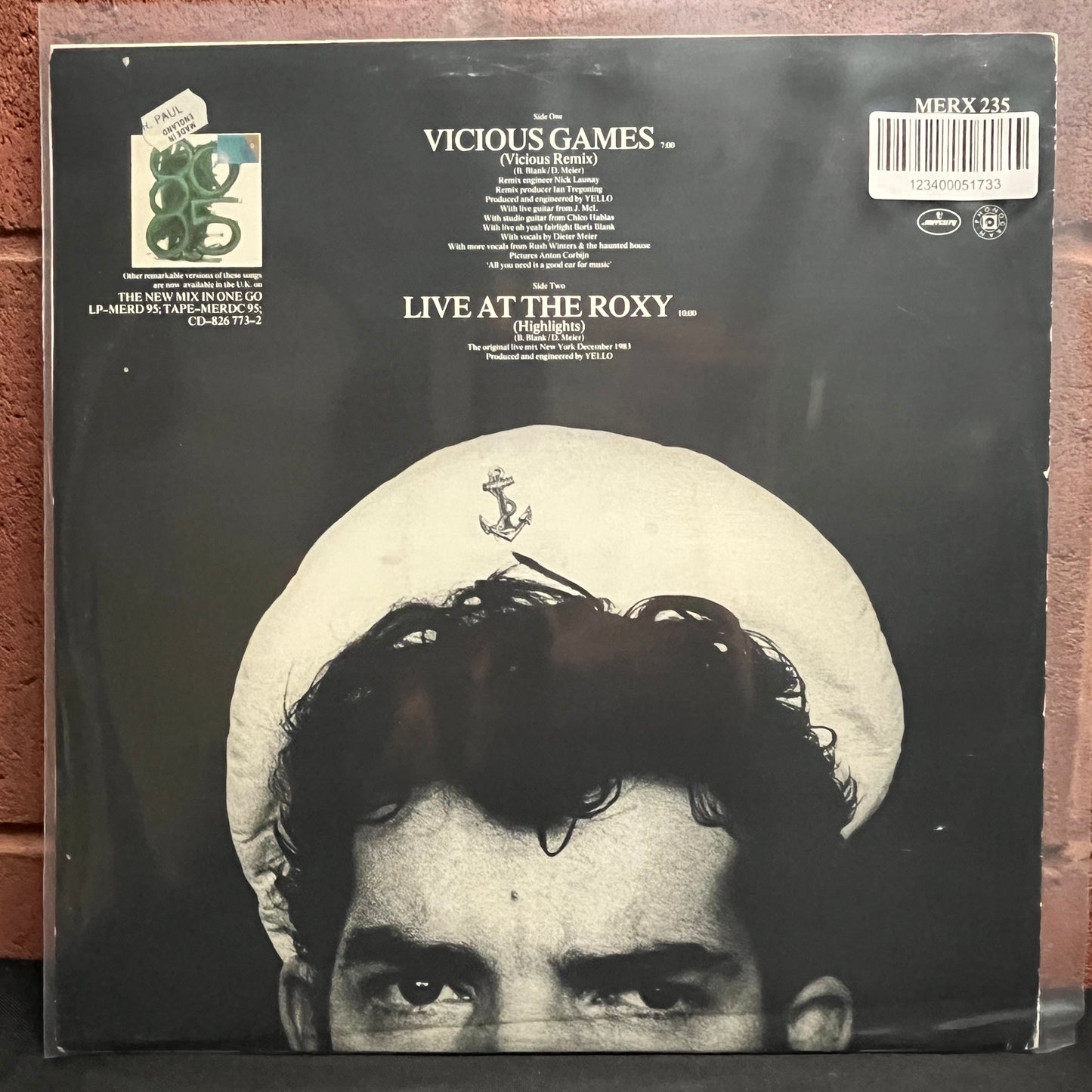Used Vinyl: Yello "Vicious Games" 12"
