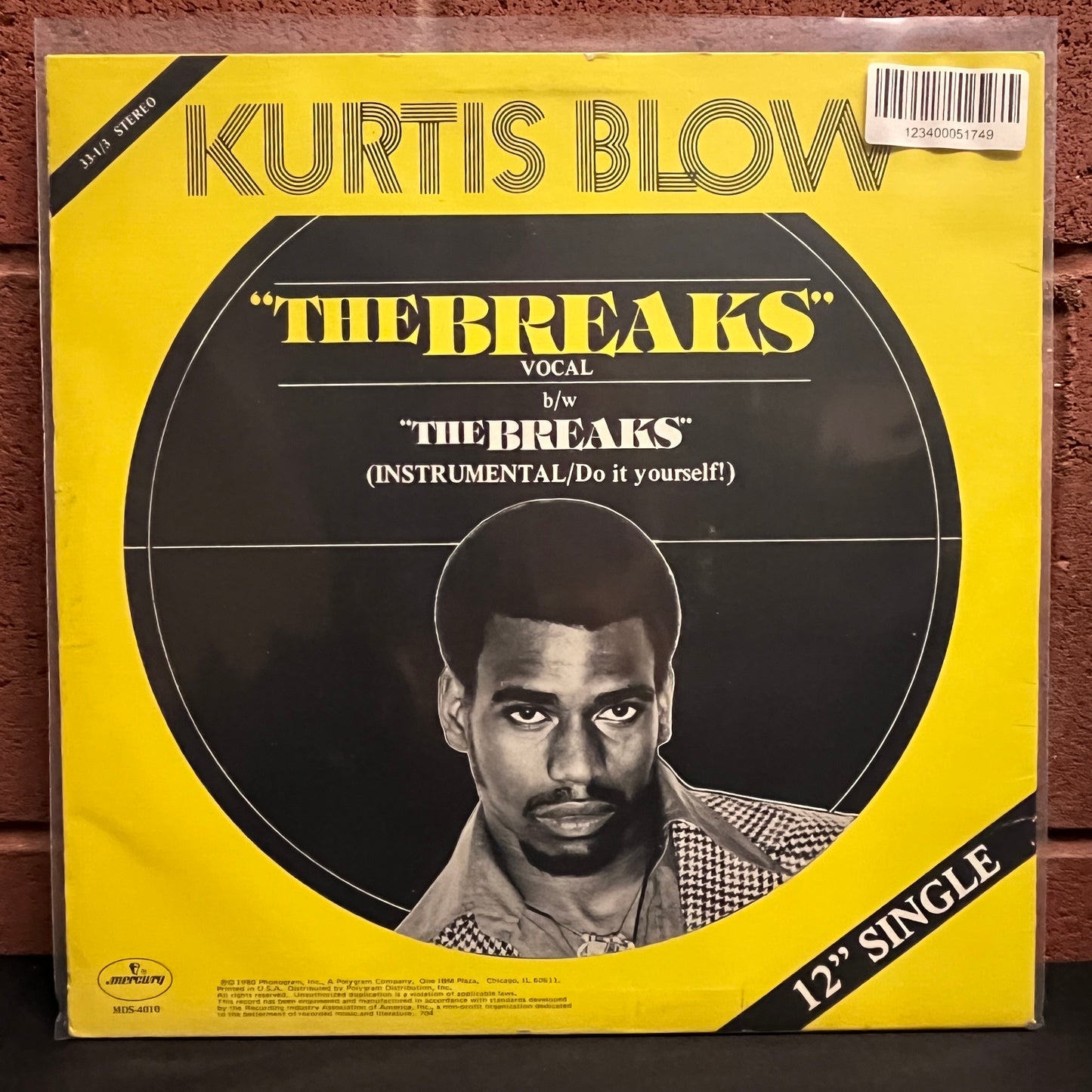 Used Vinyl: Kurtis Blow "The Breaks" 12"
