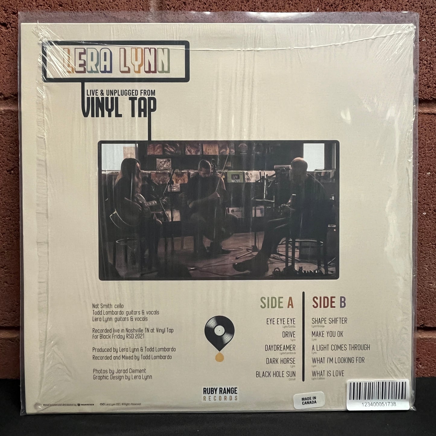 Used Vinyl: Lera Lynn "Live & Unplugged From Vinyl Tap" LP