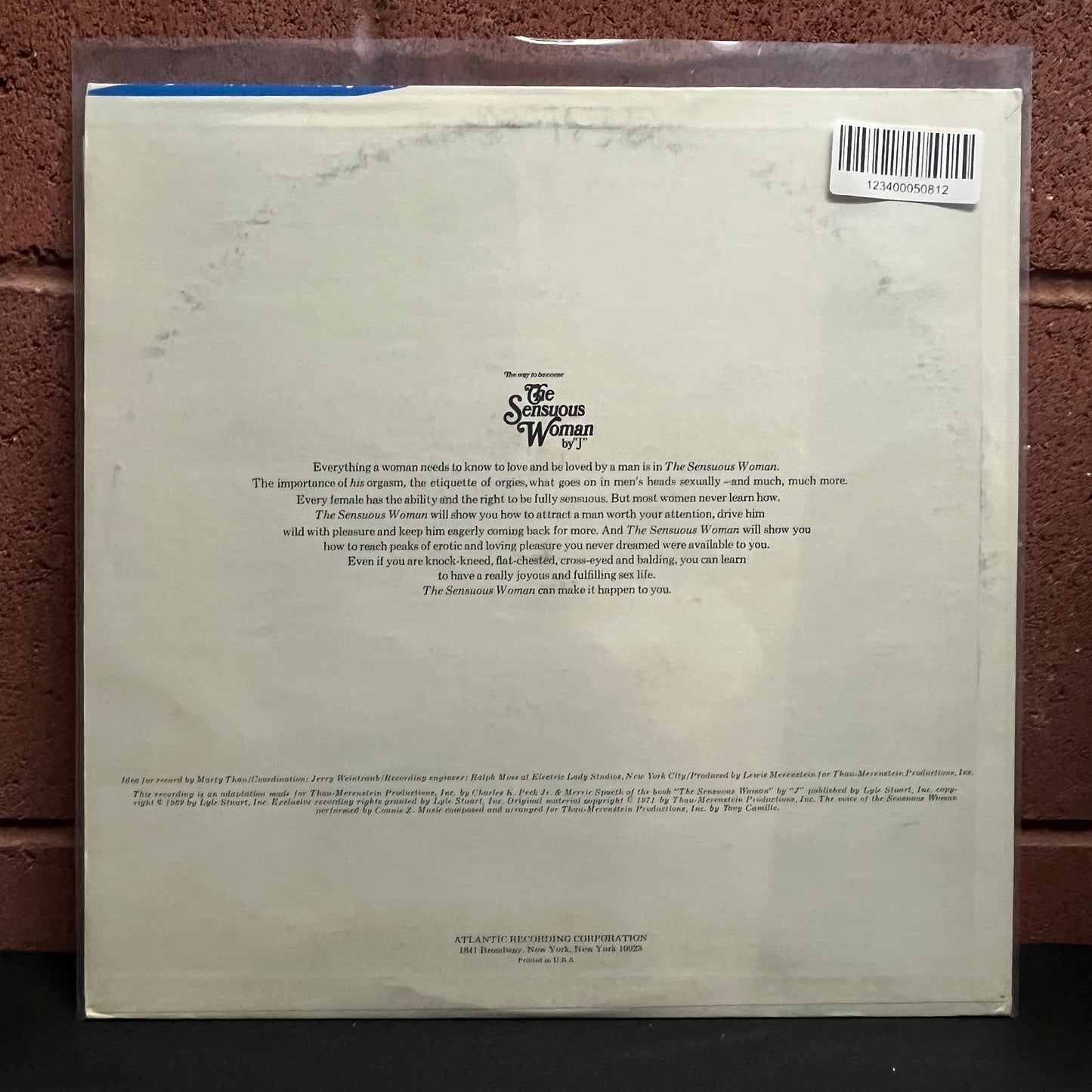 Used Vinyl: Connie Z "The Way To Become The Sensuous Woman By 'J'" LP