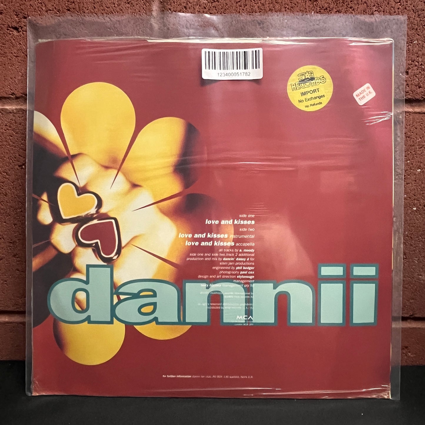 Used Vinyl: Dannii Minogue "Love And Kisses" 12"