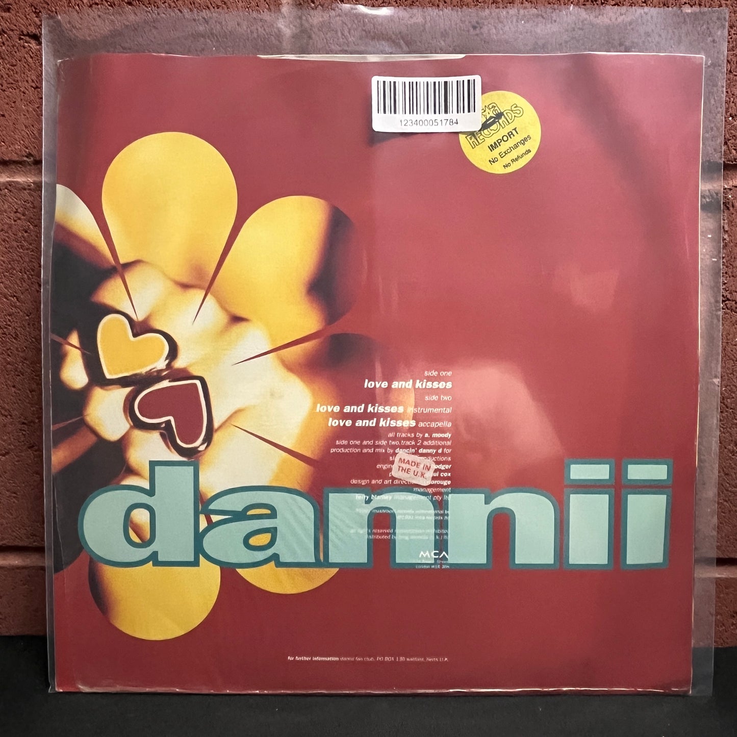 Used Vinyl: Dannii Minogue "Love And Kisses" 12"