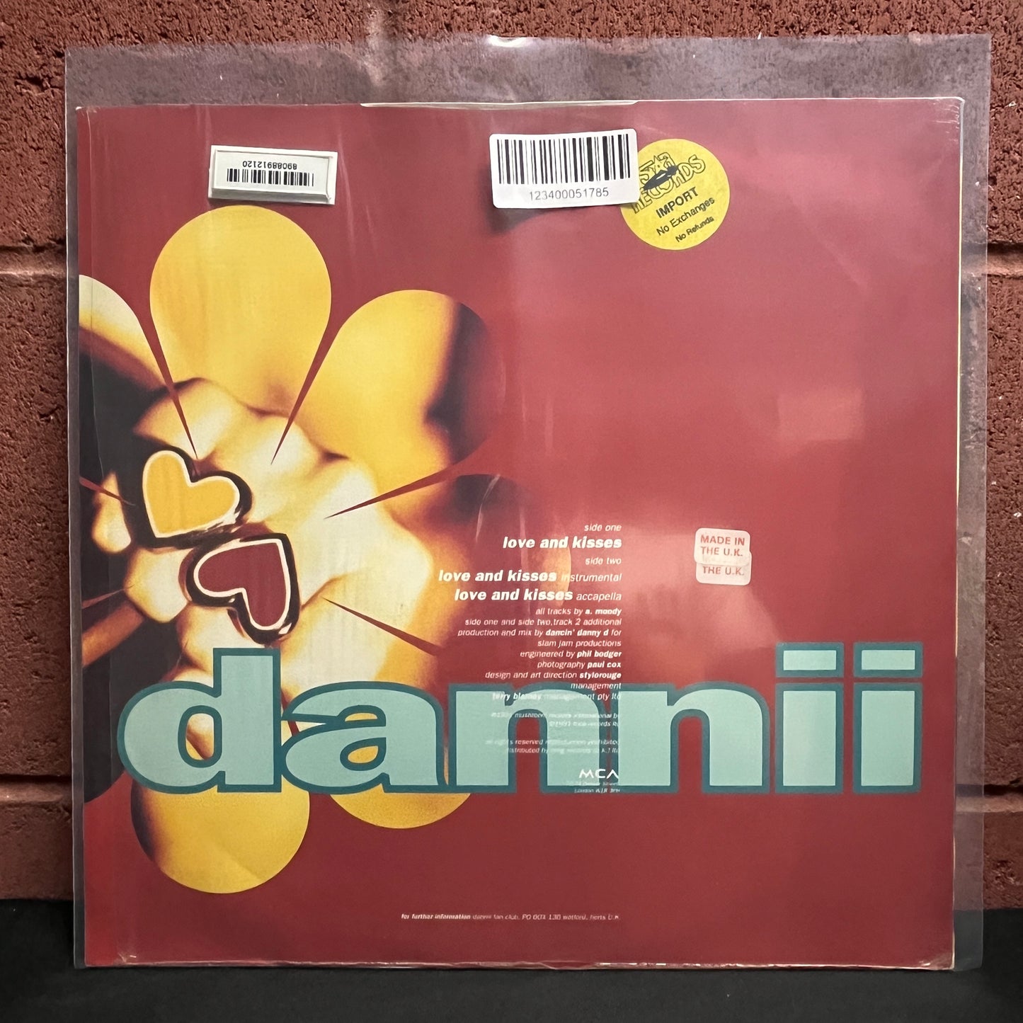 Used Vinyl: Dannii Minogue "Love And Kisses" 12"