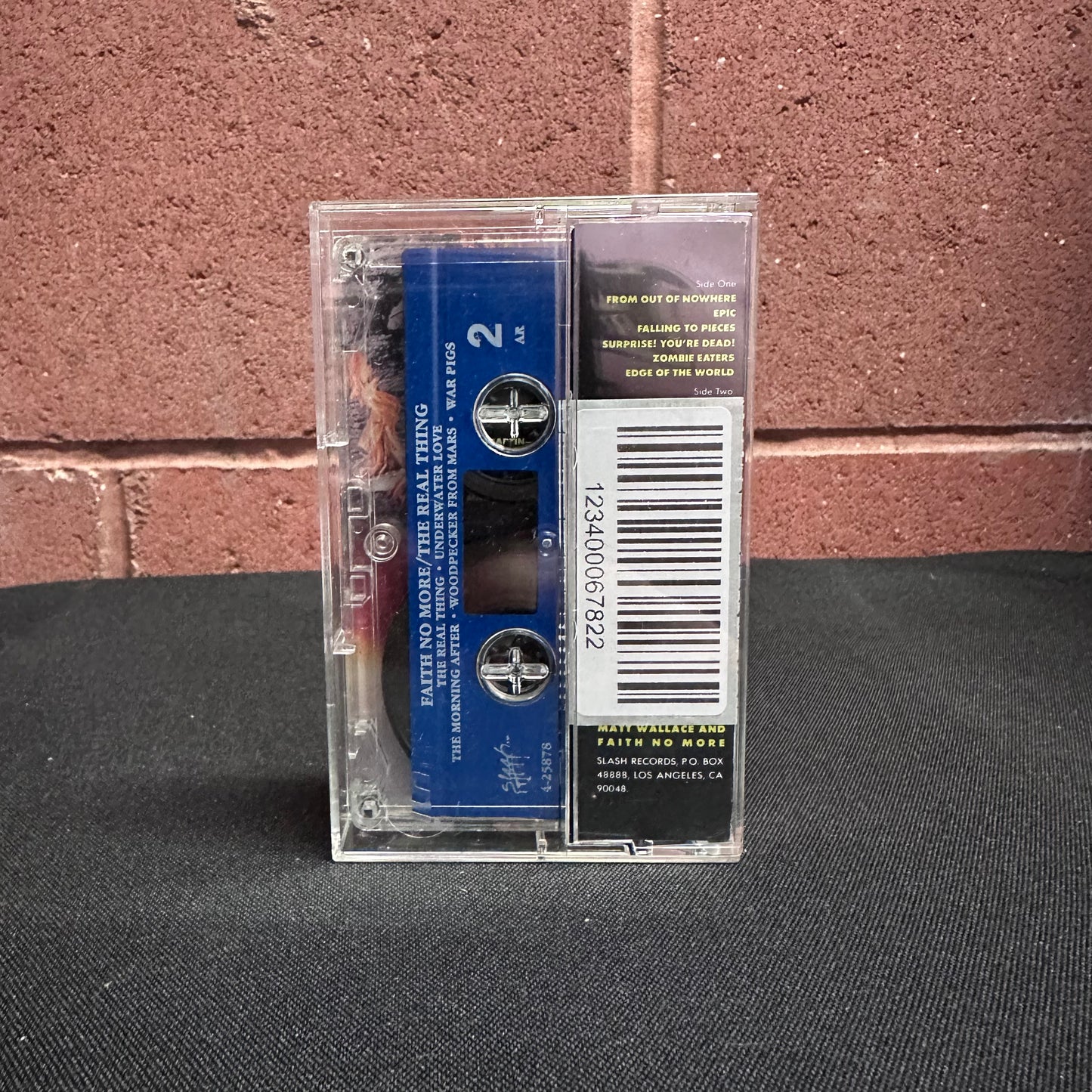 Used Cassette: Faith No More "The Real Thing" Tape