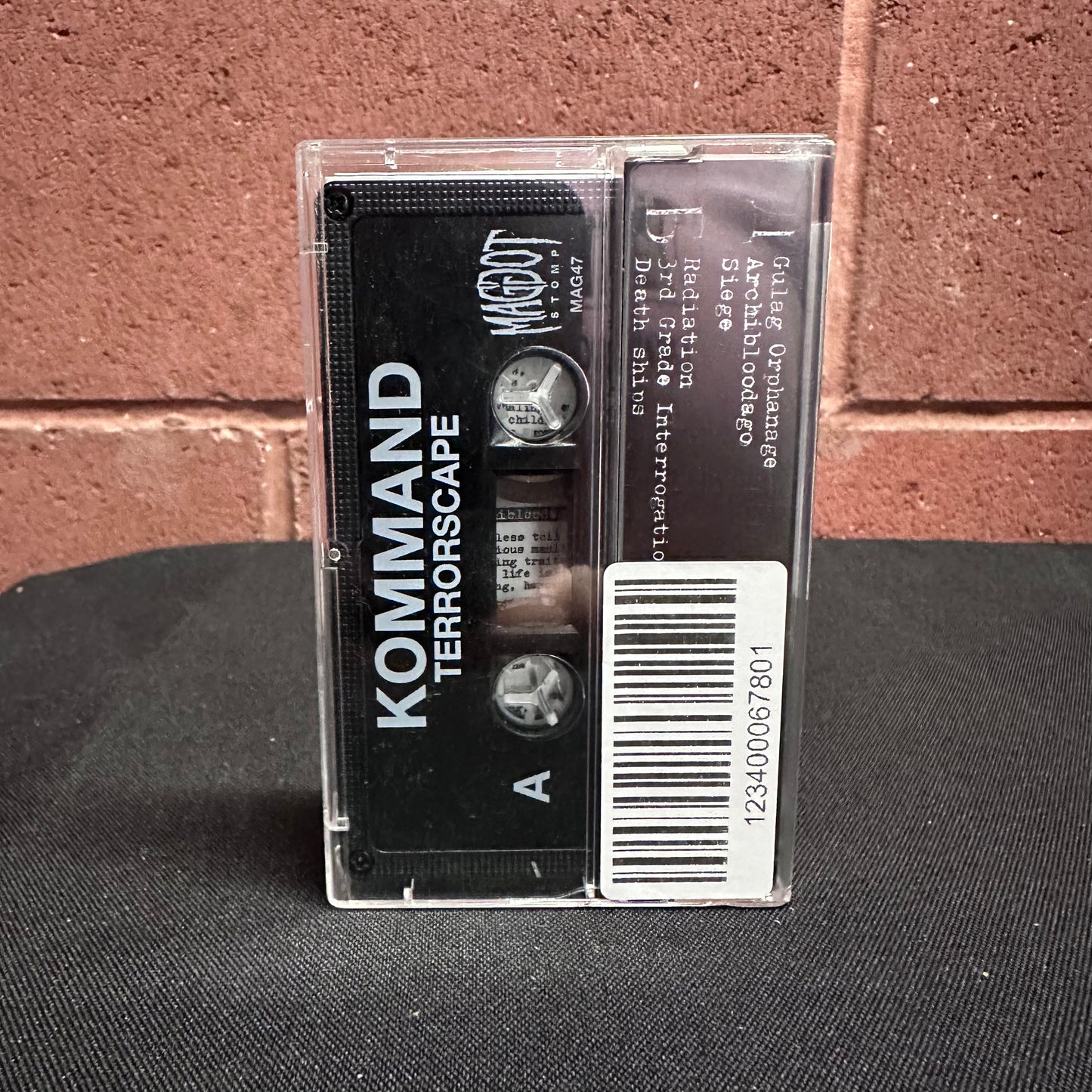 Used Cassette: Kommand "Terrorscape" Tape