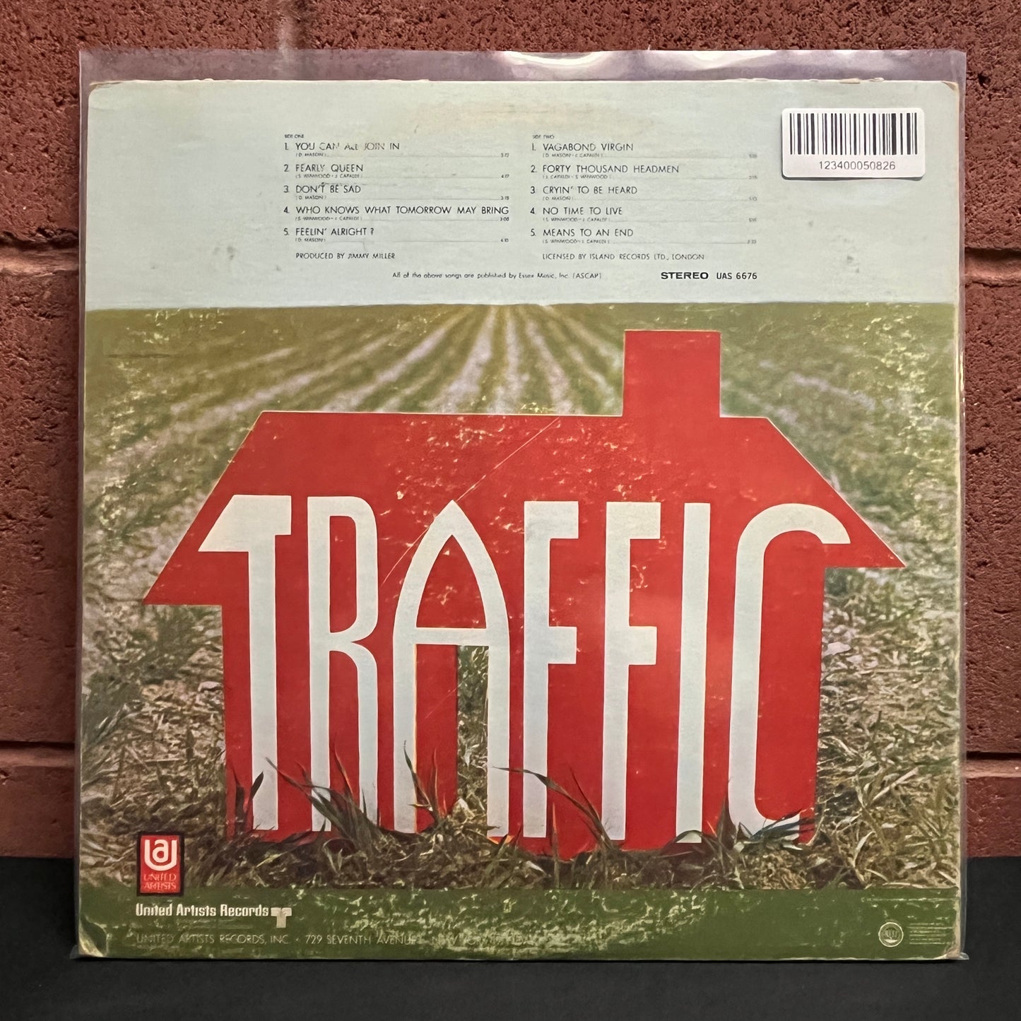 Used Vinyl: Traffic "Traffic" LP (1968 Pressing)