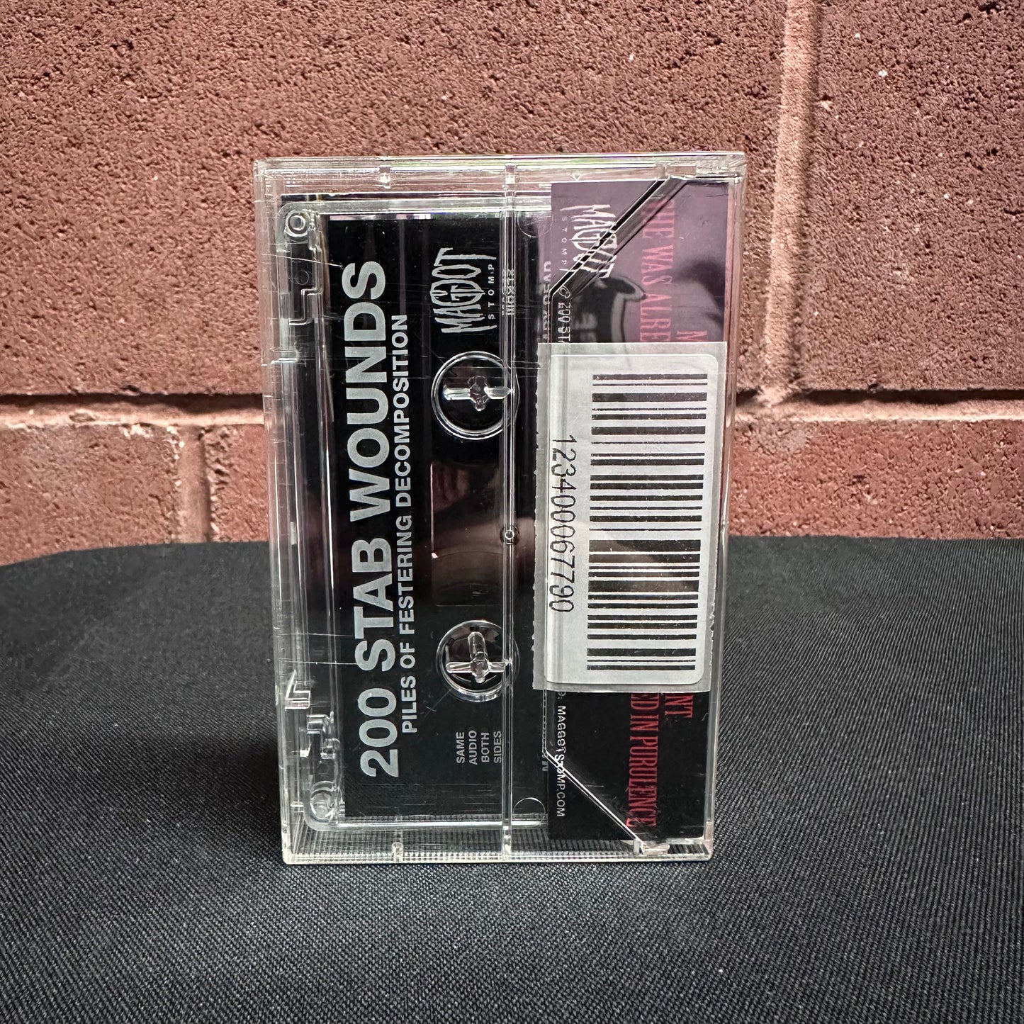 Used Cassette: 200 Stab Wounds "Piles of Festering Decomposition" Tape