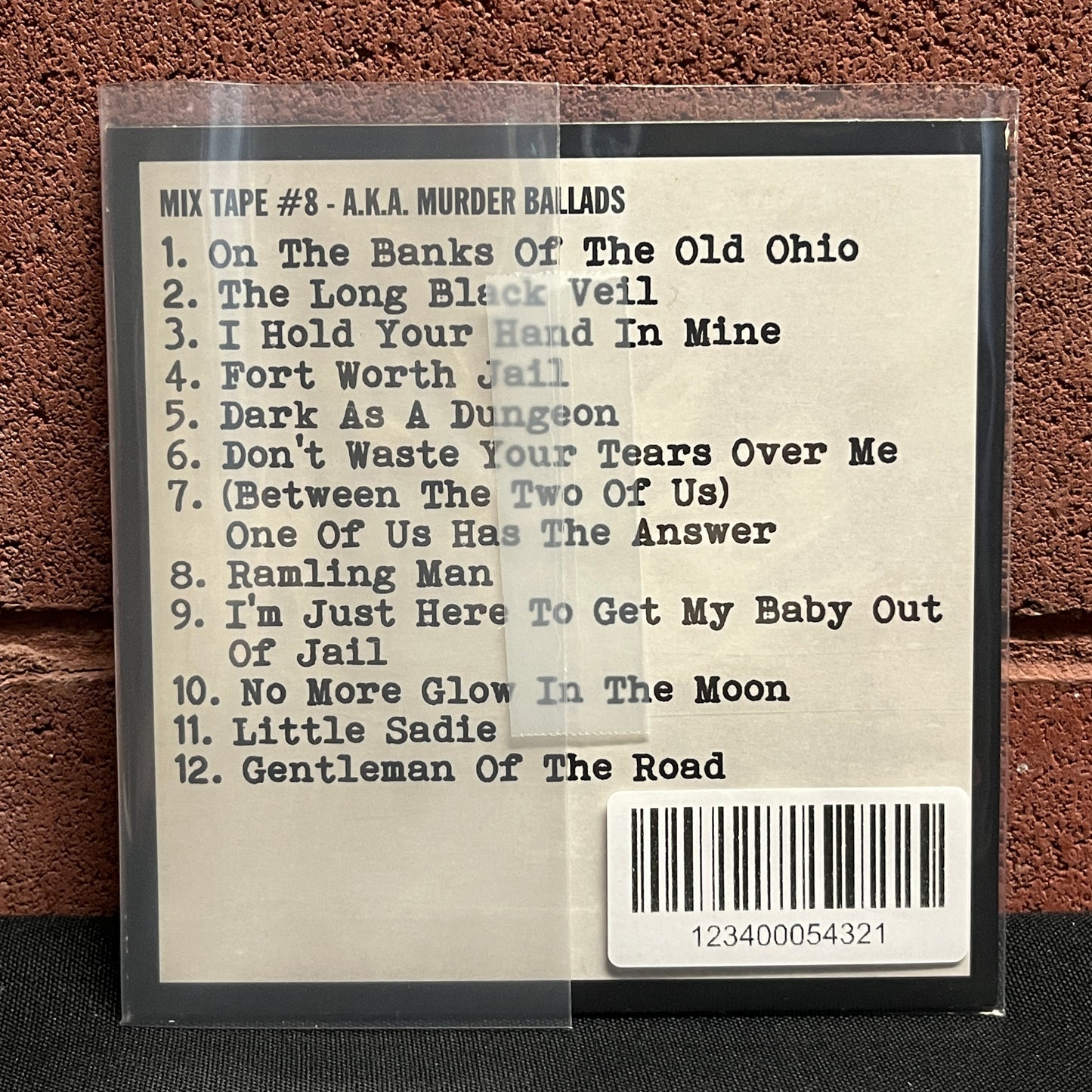 Used CD: Tim Timebomb "Mix Tape #8 - AKA: The Murder Ballads" CD