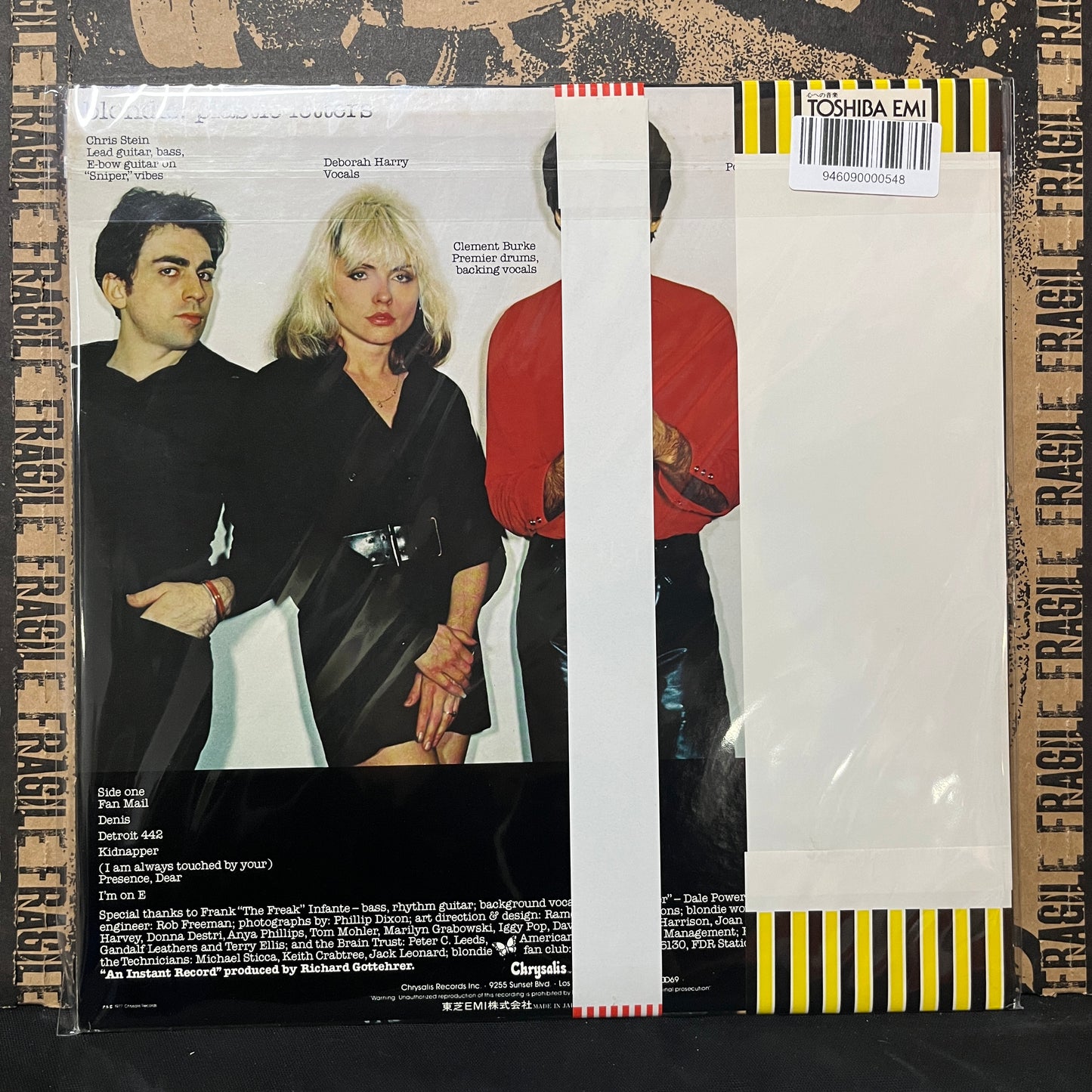Used Vinyl: Blondie "Plastic Letters" LP (Japanese Press with alternate tracklist and Tour Obi)