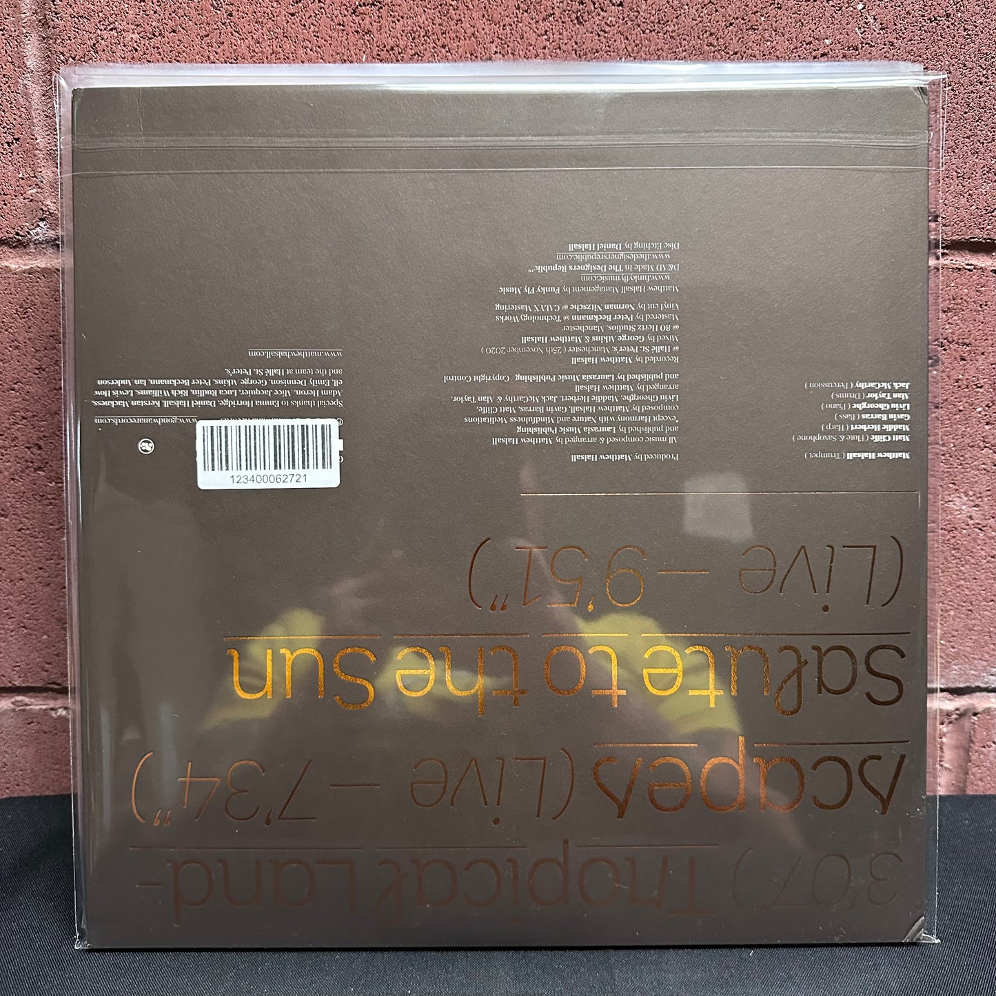 Used Vinyl: Matthew Halsall "Salute To The Sun - Live at Halle St. Peter's" 2xLP