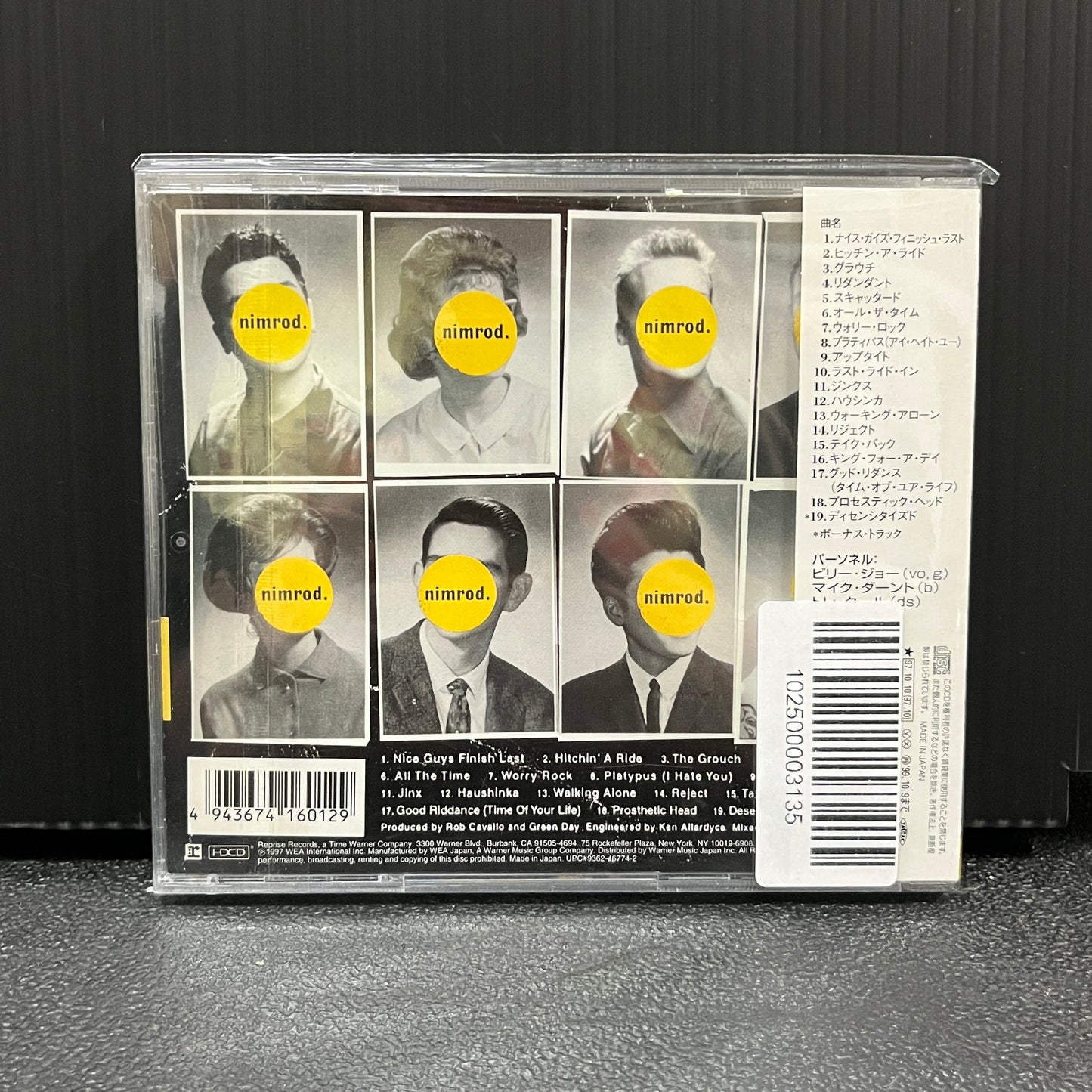 Used CD: Green Day "Nimrod." CD (1997 Japanese Press w/ Bonus Track)