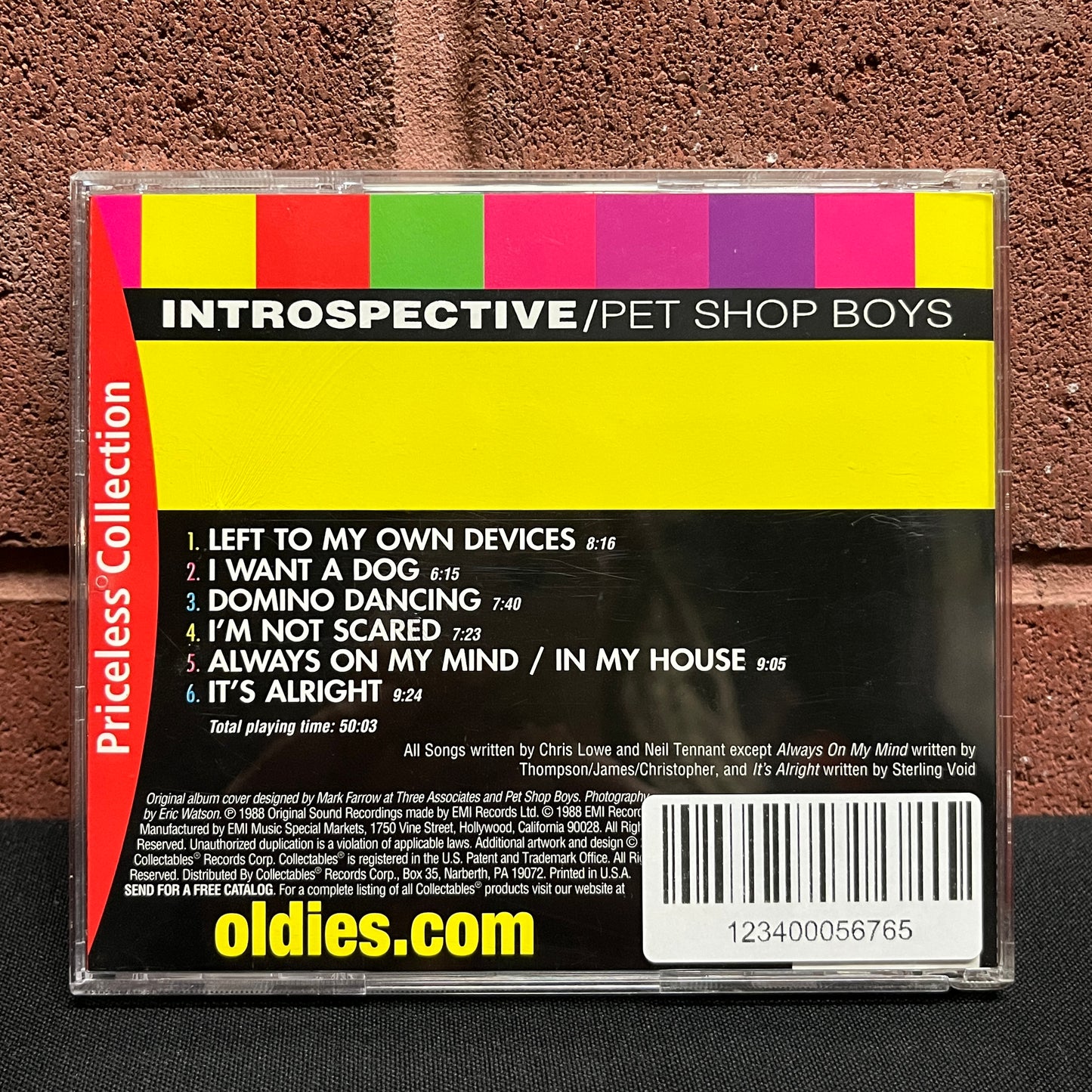 Used CD: Pet Shop Boys "Introspective" CD