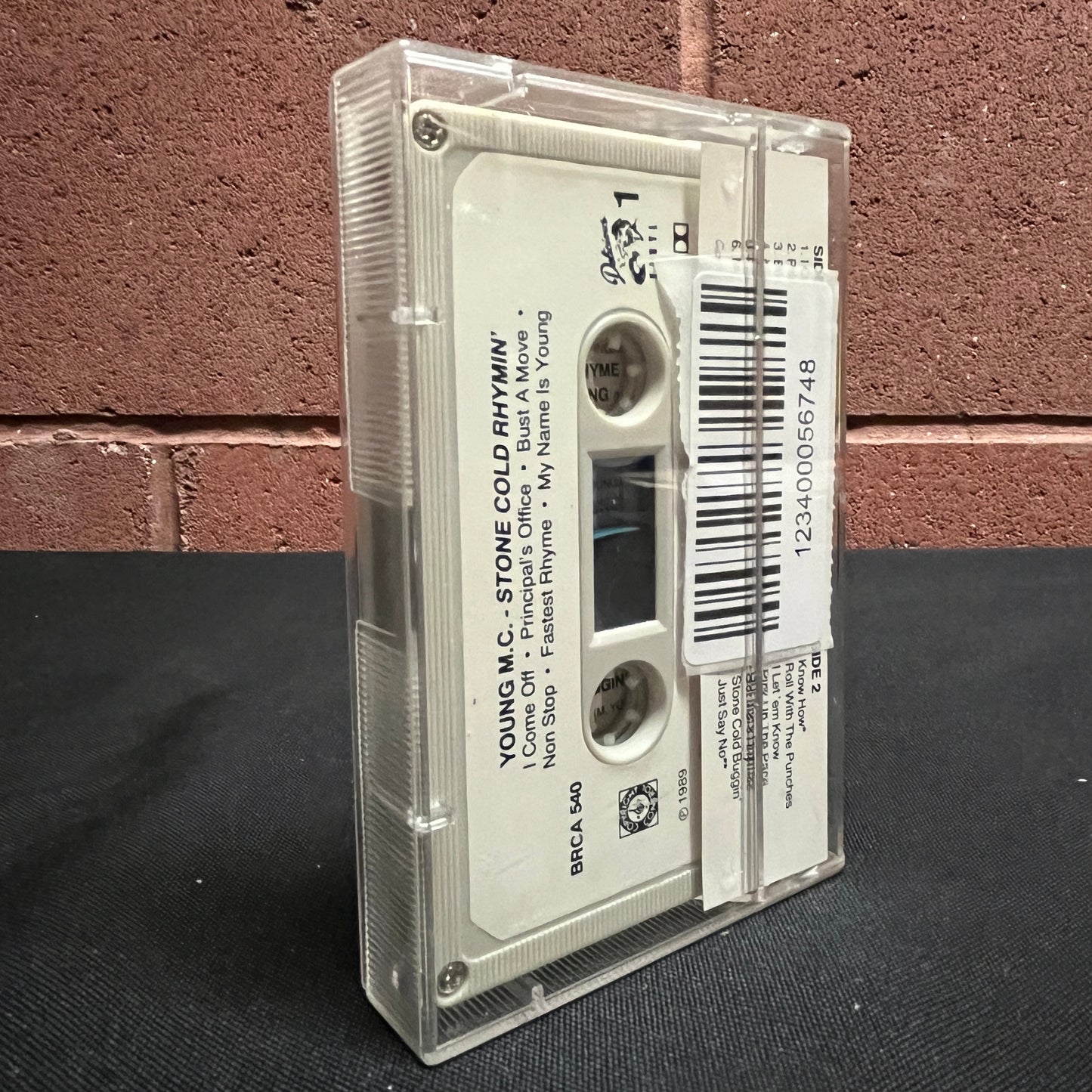 Used Cassette: Young M.C. "Stone Cold Rhymin'" Tape (U.K. Press)