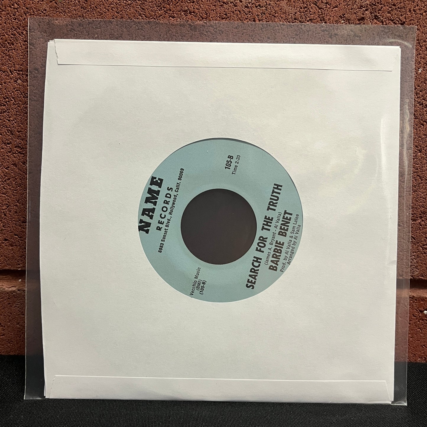 Used Vinyl: Barbie Benet "I Made A Mistake" 7"