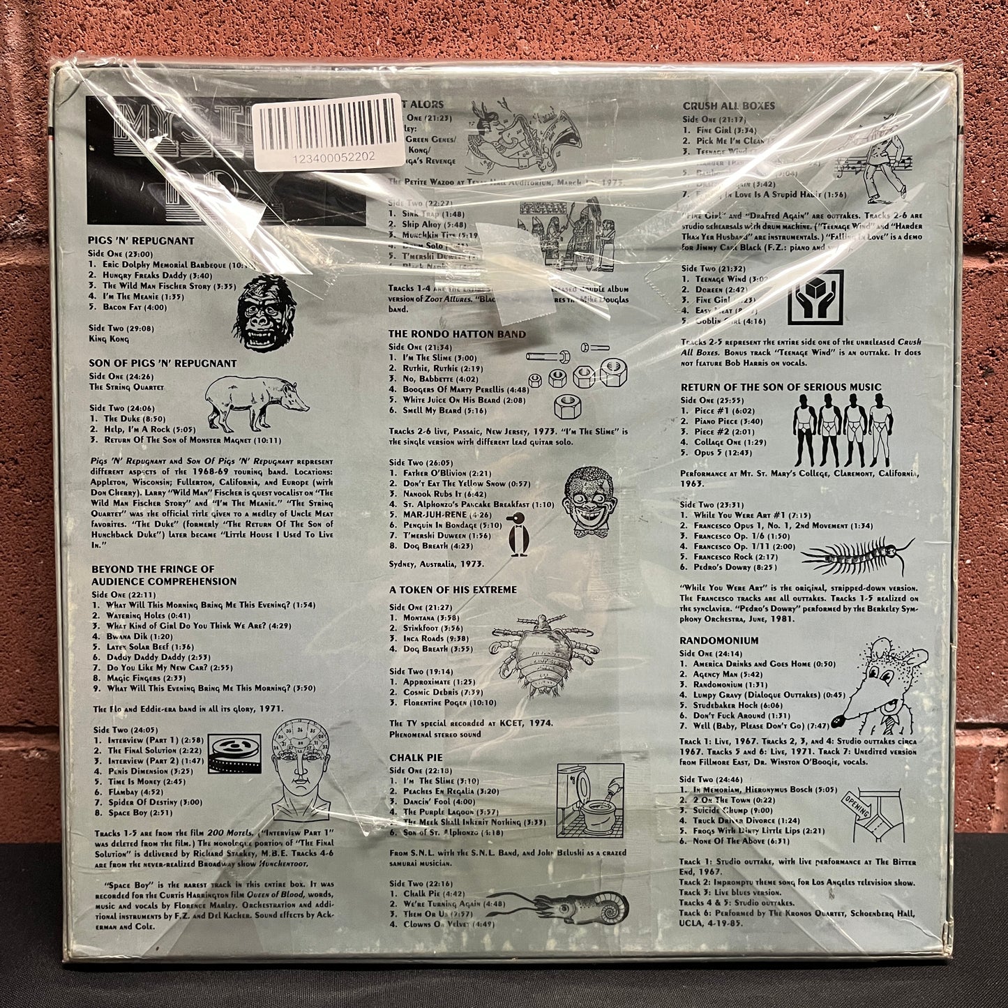 Used Vinyl: Frank Zappa "Mystery Box ¥ 10-Record Monstrosity ¥ A Really Spiffy Collection" 10xLP (1986 US Press)