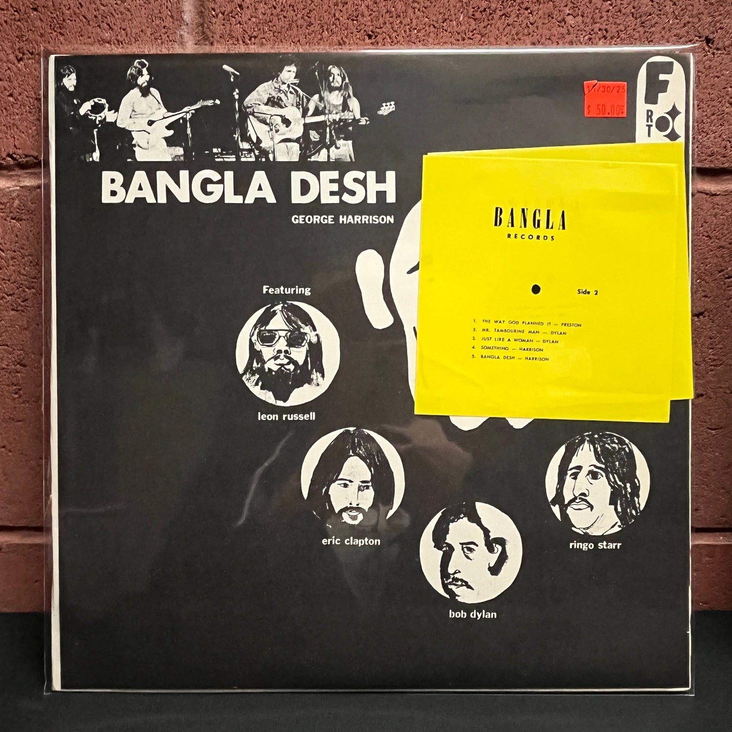 Used Vinyl: George Harrison "Bangla Desh" LP (FRT/Bangla Records Press w/ Labels inserts)