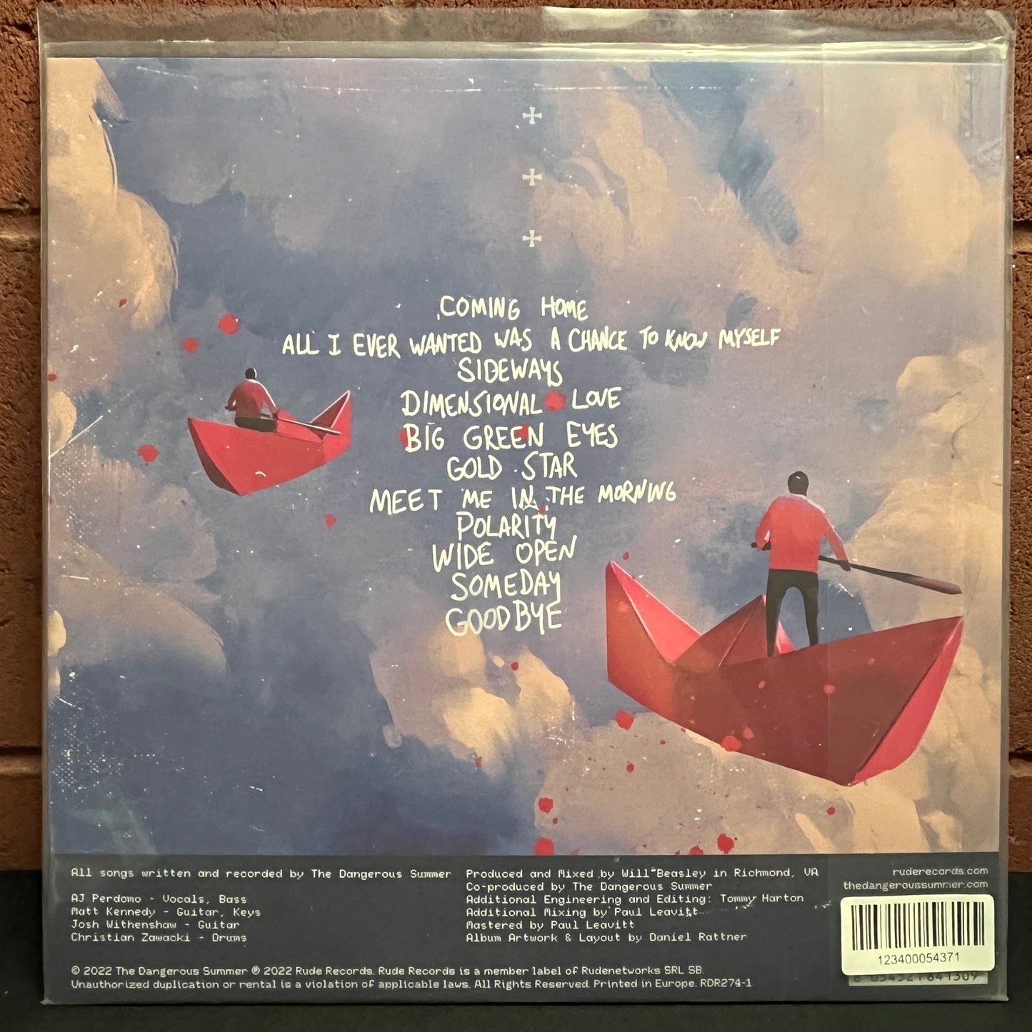 Used Vinyl: The Dangerous Summer "Coming Home" 12" (Blue w/White Marble Vinyl)