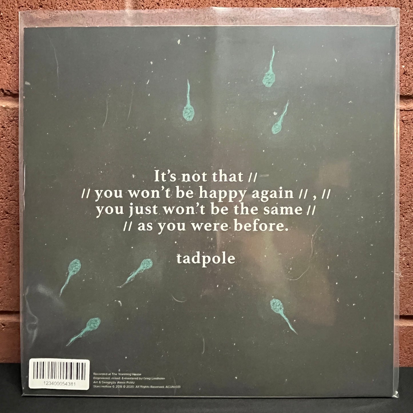 Used Vinyl: Stars Hollow "Happy Again" 12" (White w/Red Splatter Vinyl)