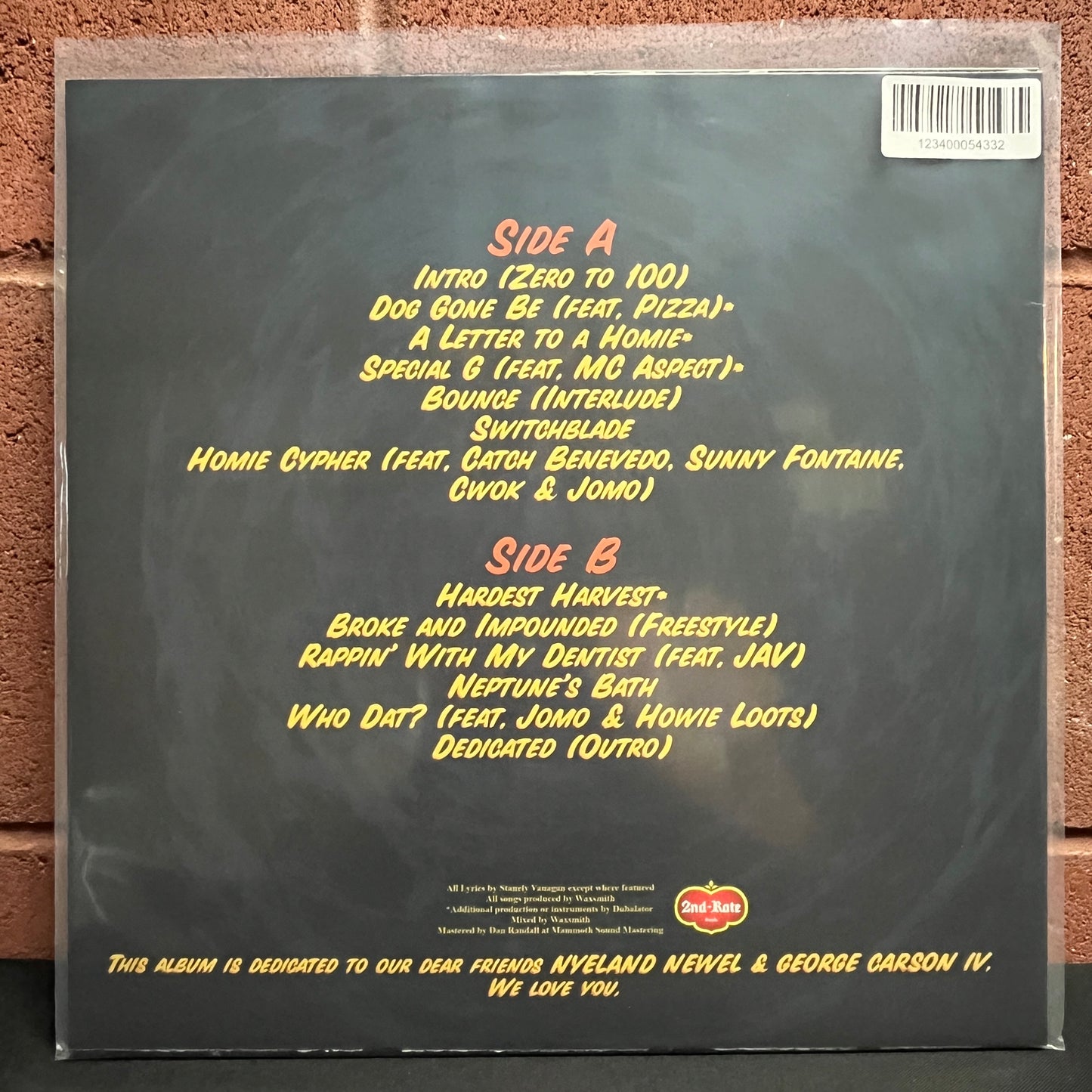 Used Vinyl: Waxsmith And Stanely Vanagan "The Waxsmith And Stanely Vanagan Album" LP (Green Vinyl)