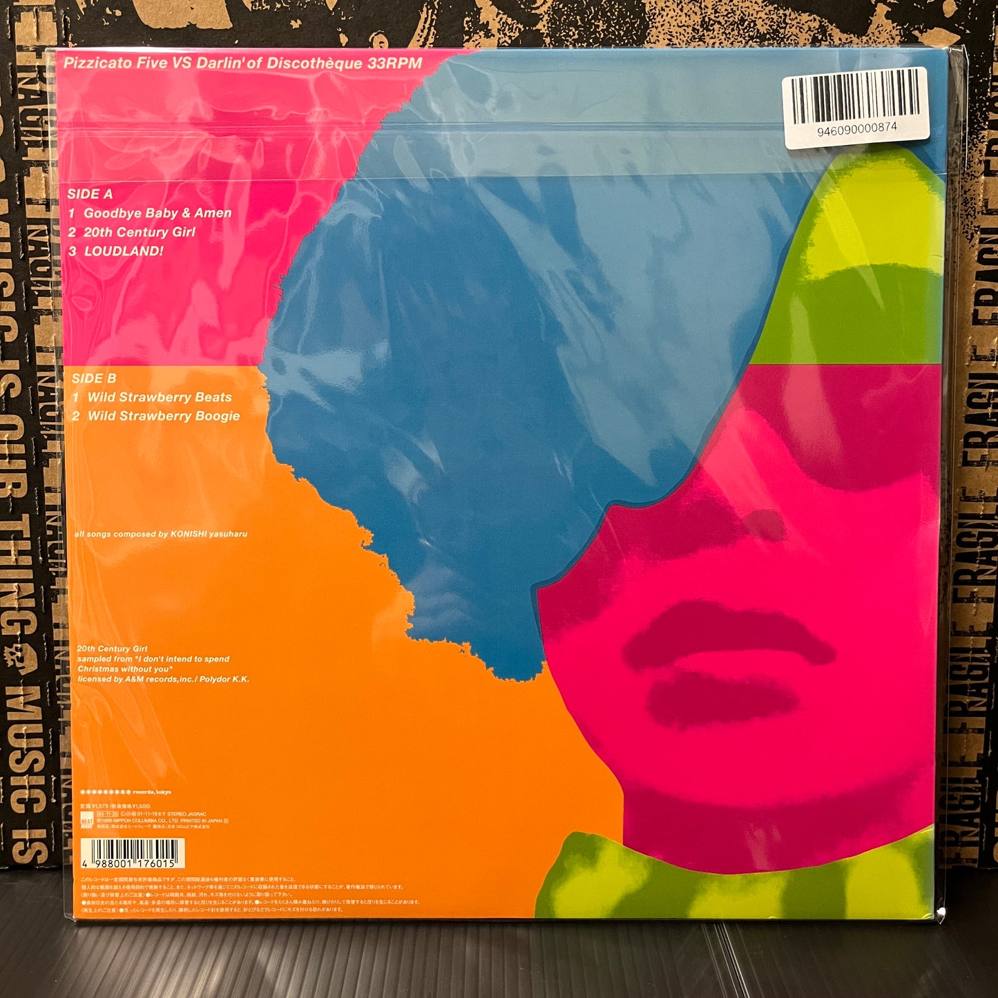 Used Vinyl: Pizzicato Five "Pizzicato Five VS Darlin' Of Discotheque" 12" EP (Japanese Press)