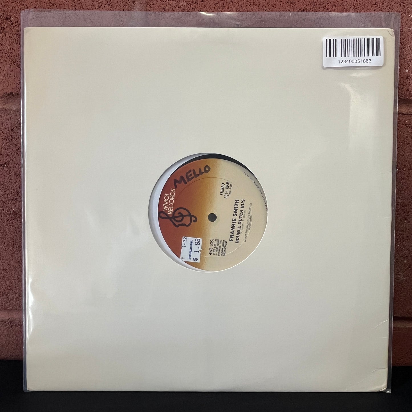 Used Vinyl: Frankie Smith "Double Dutch Bus" 12"