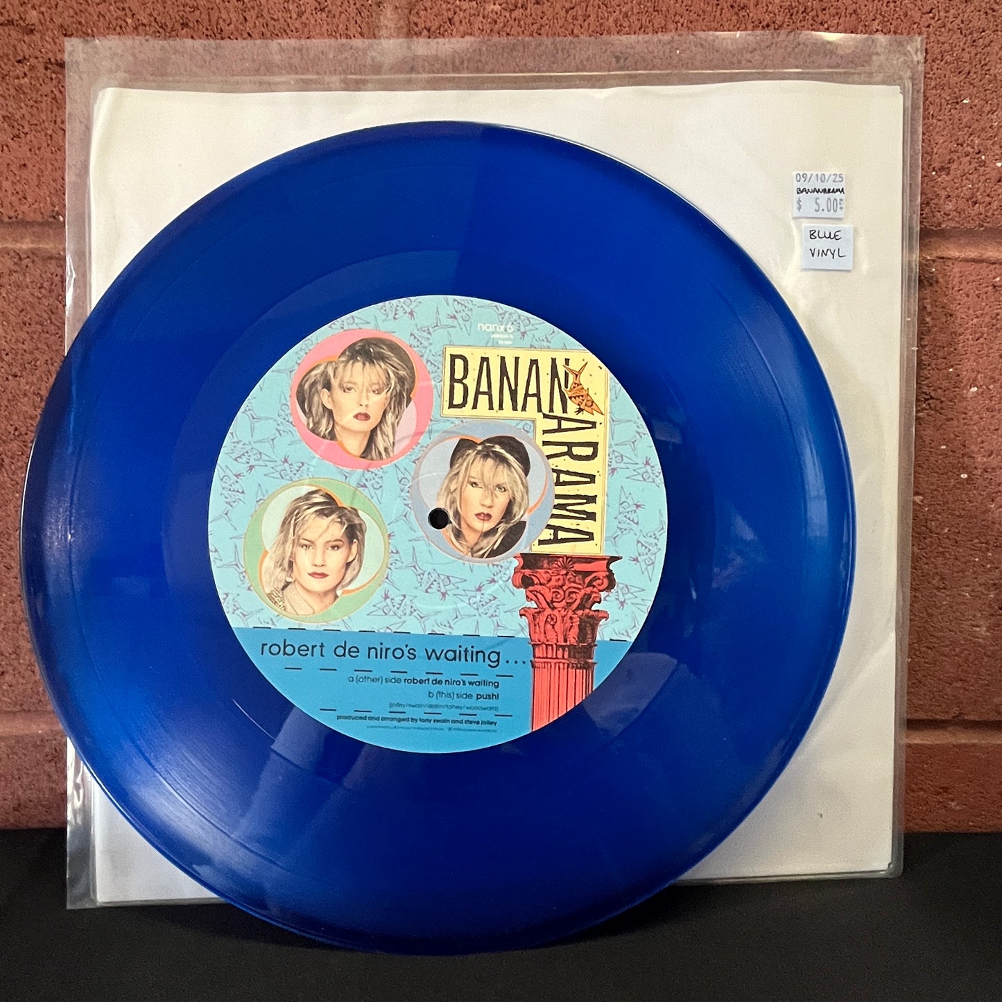 Used Vinyl: Bananarama "Robert De Niro's Waiting" 12" (Blue Translucent Vinyl)
