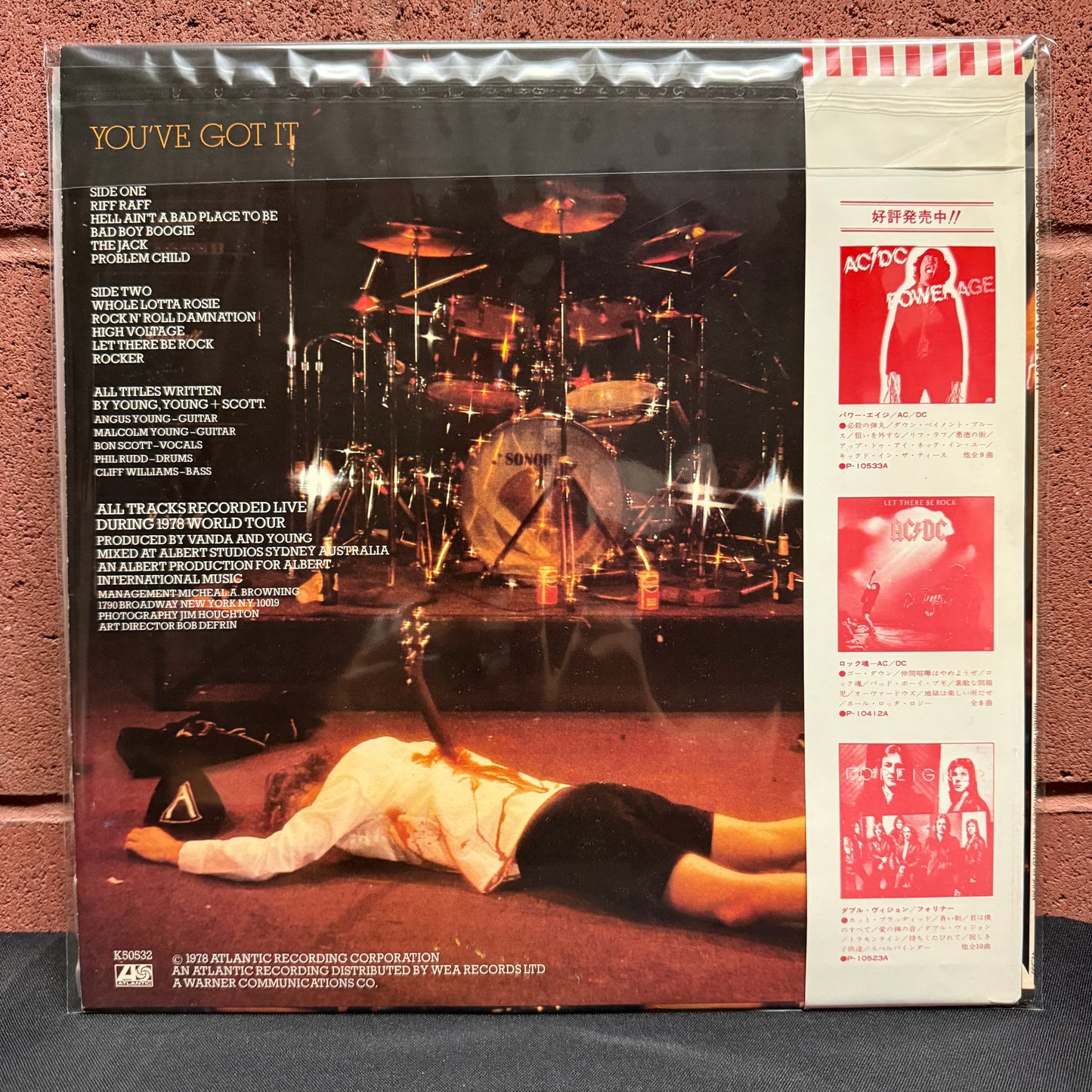 Used Vinyl: AC/DC "If You Want Blood You've Got It" LP (1978 Japanese Press)