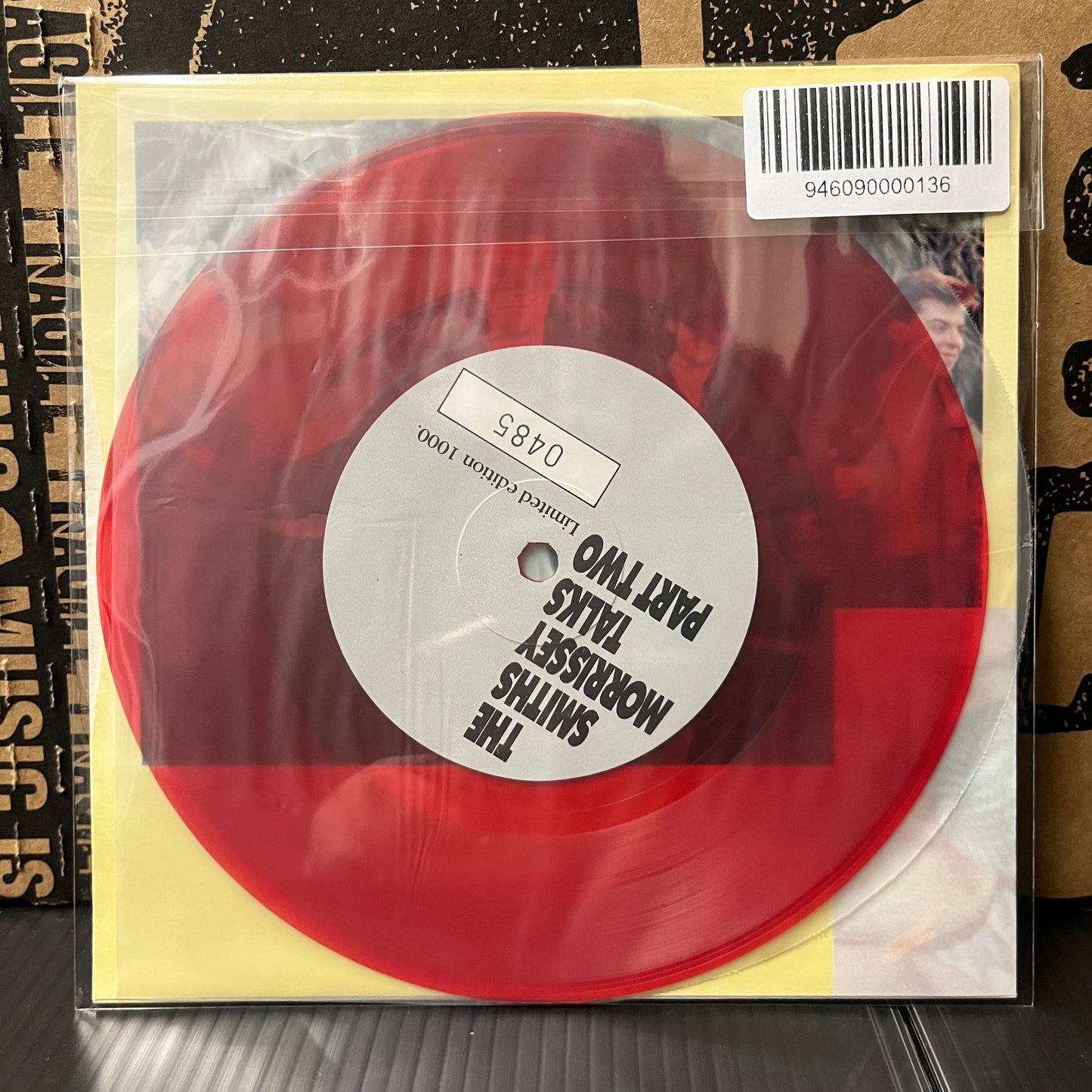 Used Vinyl: The Smiths / Morrissey "The Smiths Morrissey Talks" 7" (Numbered Red Vinyl UK Press)