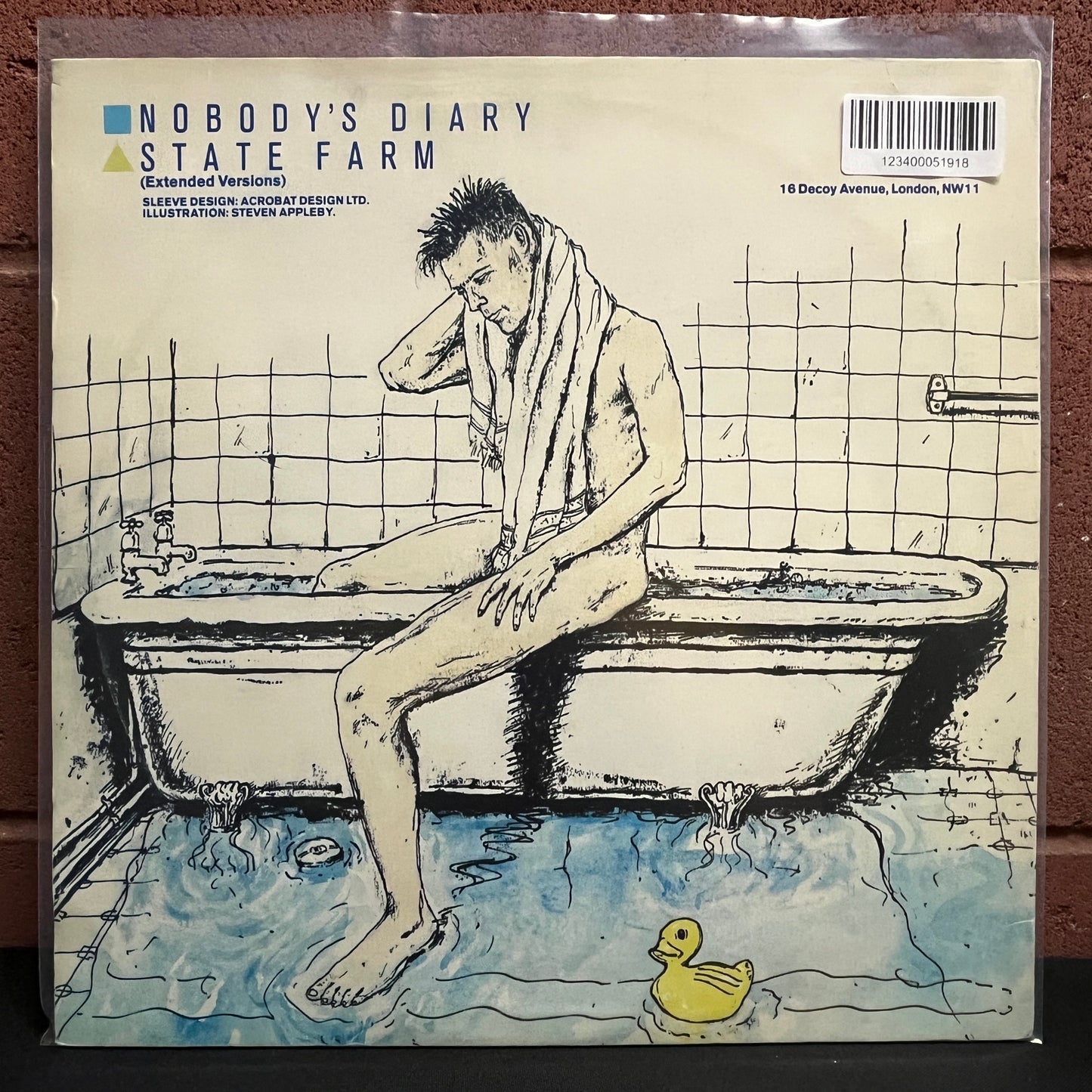 Used Vinyl: Yazoo "Nobody's Diary / State Farm" 12" (1983 UK Press)