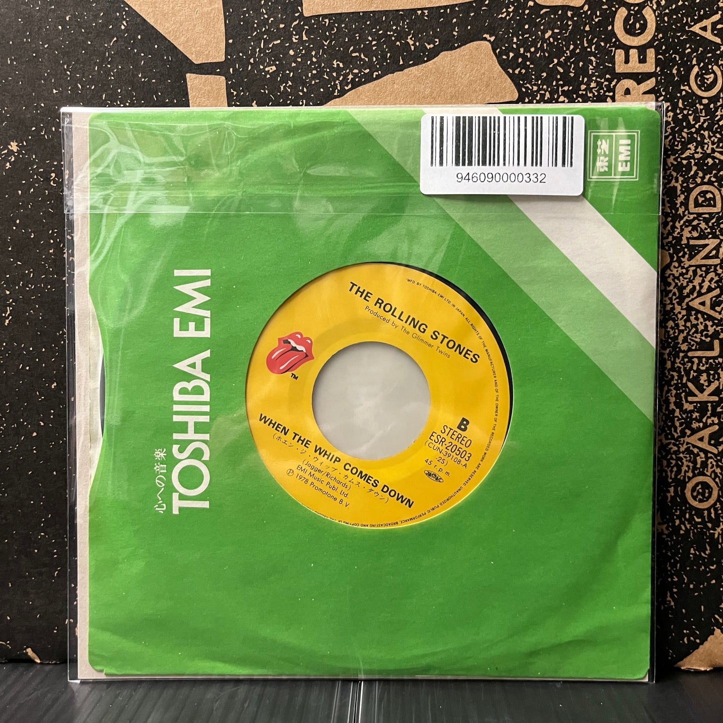 Used Vinyl: The Rolling Stones "Beast Of Burden / When The Whip Comes Down" 7" (Japanese Press)